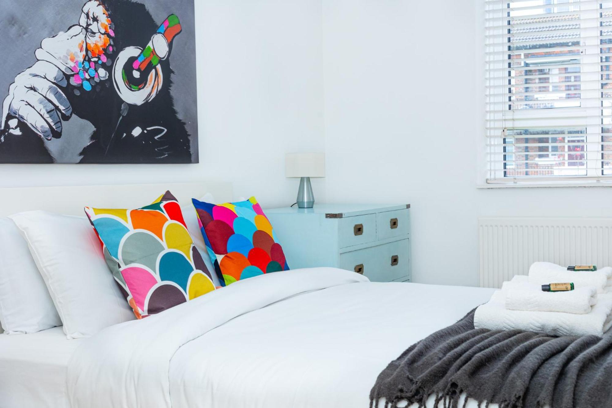 Bright Modern 1 Bedroom Flat, 5 Min To Vauxhall St Apartamento *