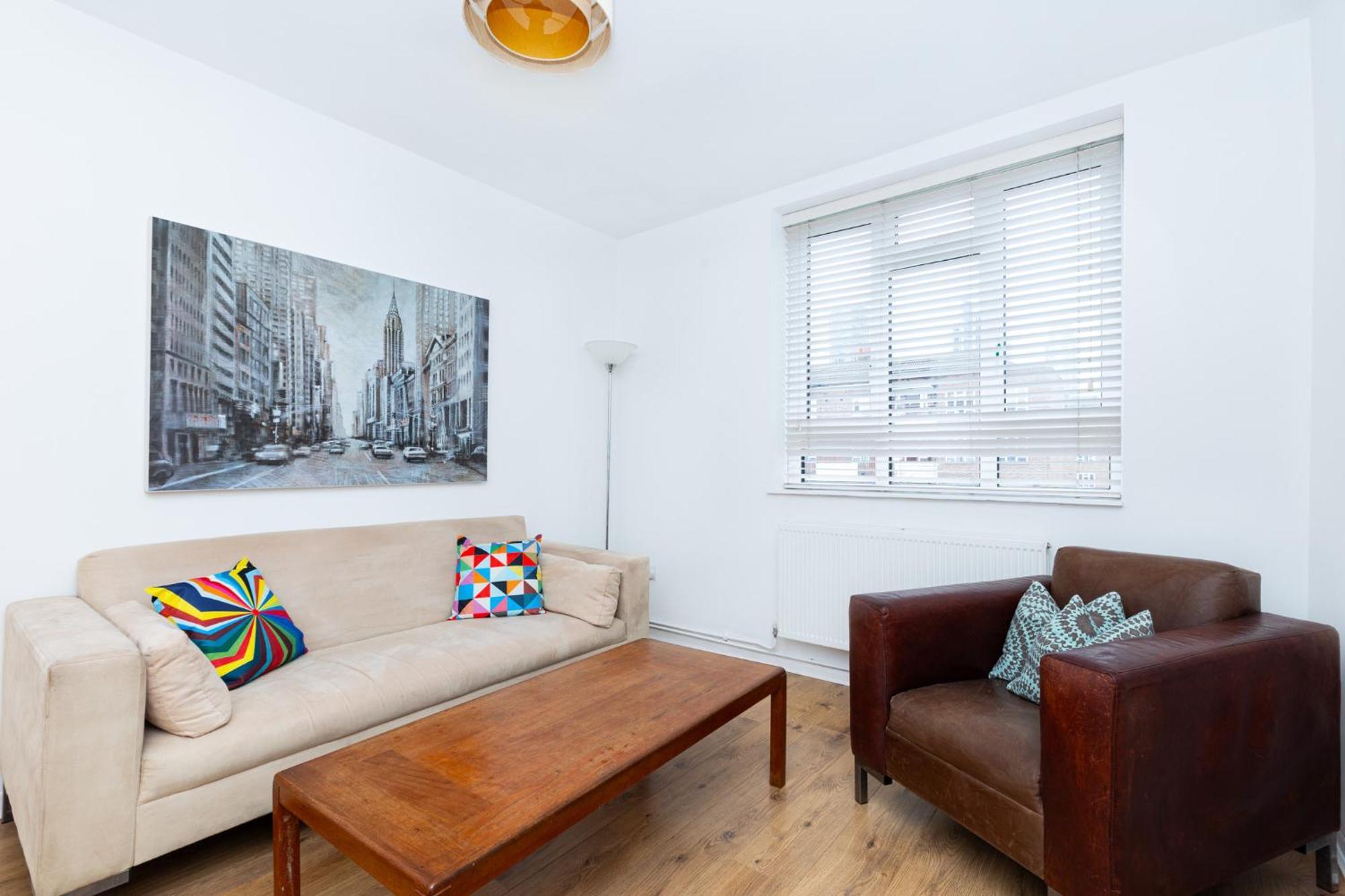 Bright Modern 1 Bedroom Flat, 5 Min To Vauxhall St Apartamento *