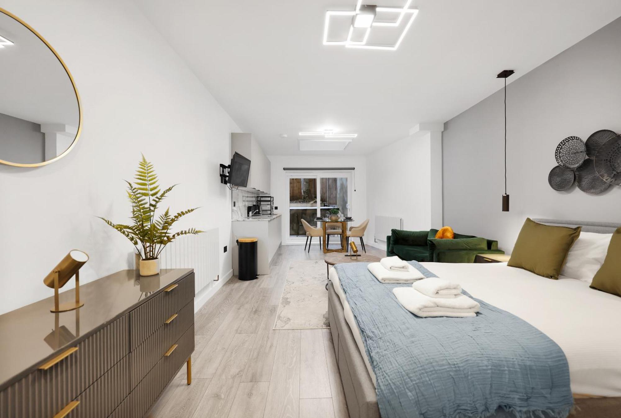 Hilldrop Short Term & Flexible Renting Islington With Free Wifi, Parking & Garden Appartement Londen