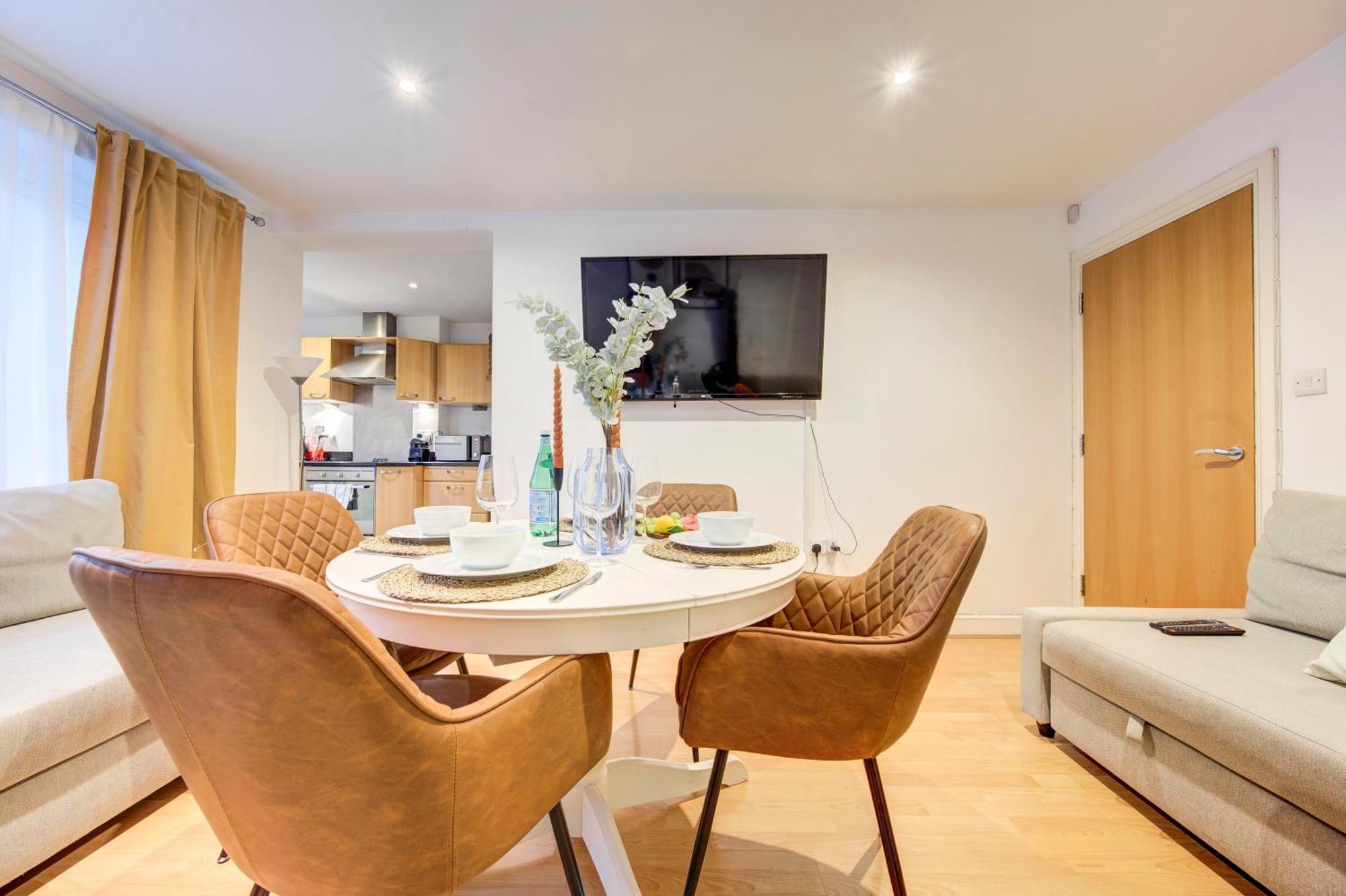 2-bed 2-bath Tower Bridge Gem, Sleeps 8 Appartement