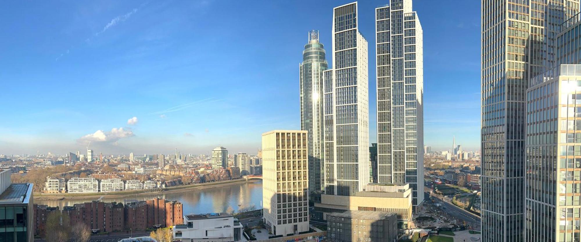 Aparthotel New 2 Bedroom Flat Riverview Balcony Londen
