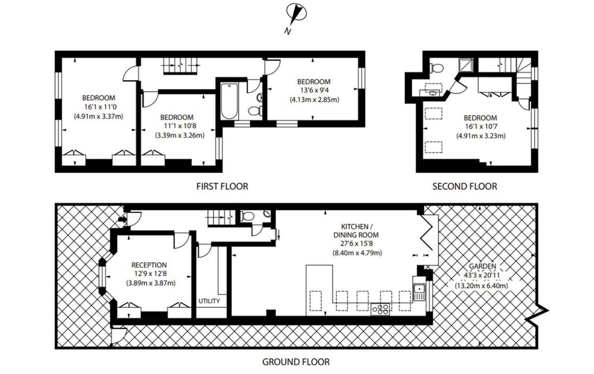 Family 4-bed House & Secluded Garden - Wimbledon London
