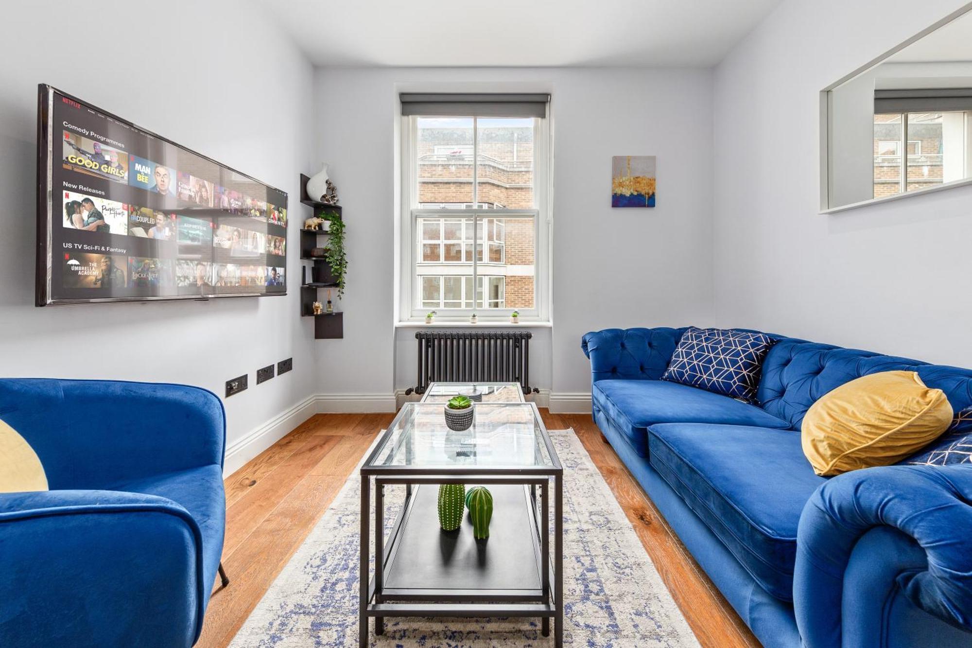Stylish 2 Bedroom In Westminster Sleeps 5 With Ac Appartement Londen