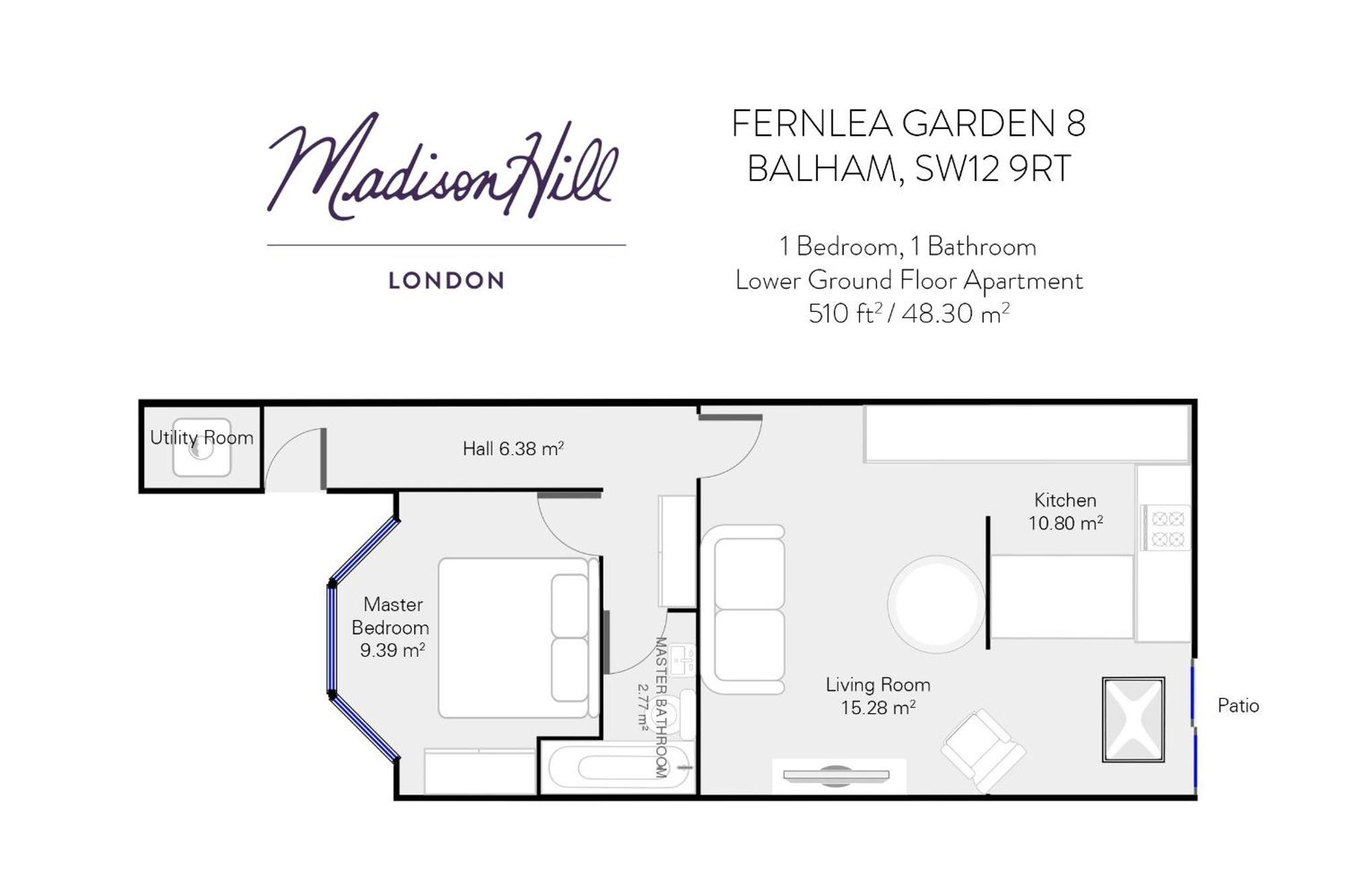 Leilighet Madison Hill - Fernlea Garden 8 - One Bedroom London