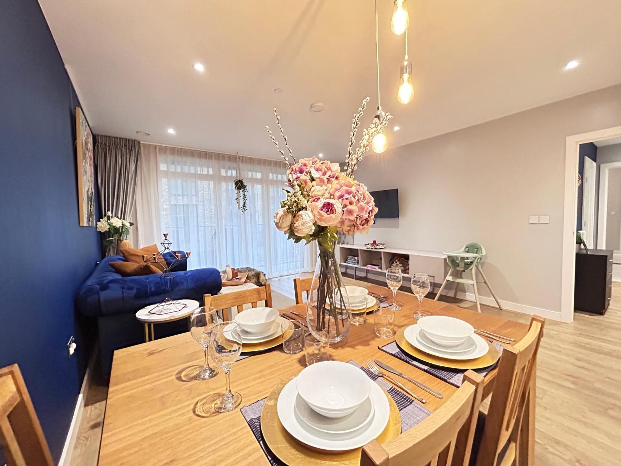 Leilighet Canary Wharf, Sleeps 4, Fast Wifi, Gym, Prime Location