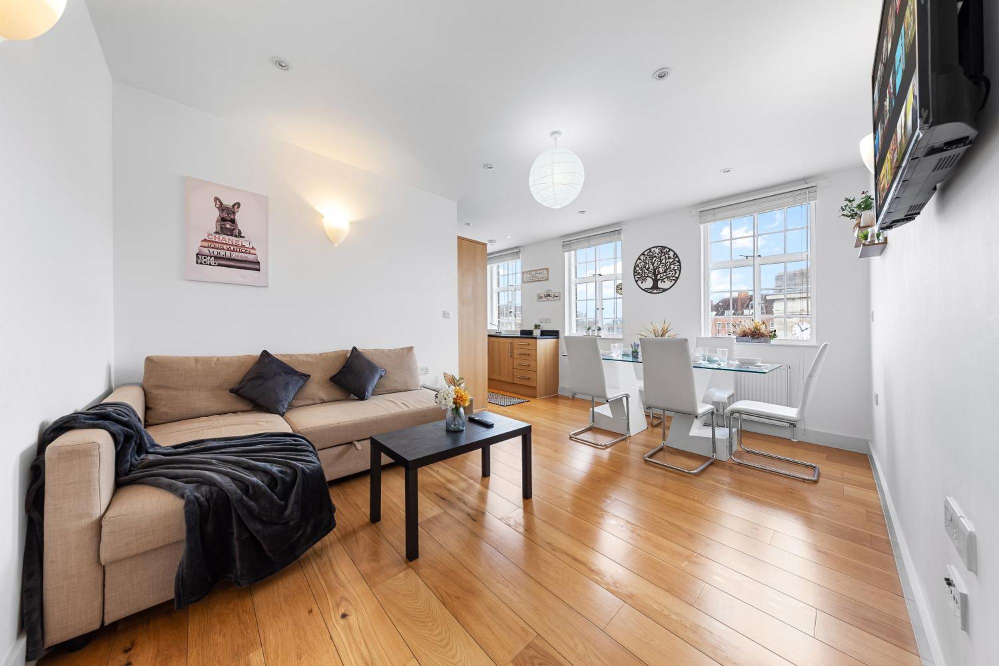 Apartment Modern Flat In Stockwell, 10 Mins From Oxford Circus