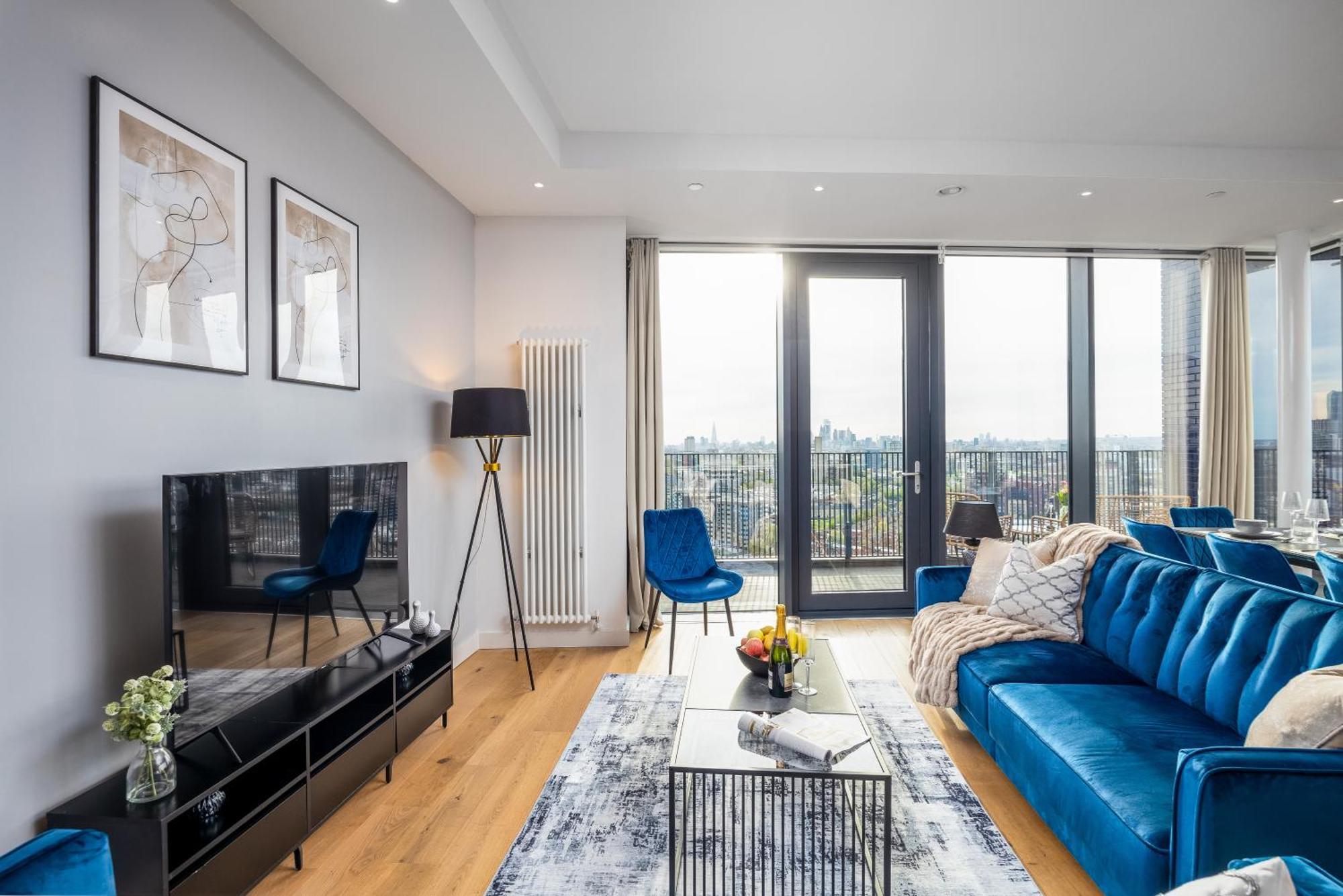 Leilighet Luxury & Spacious 2 Bedroom Apt With City Views London