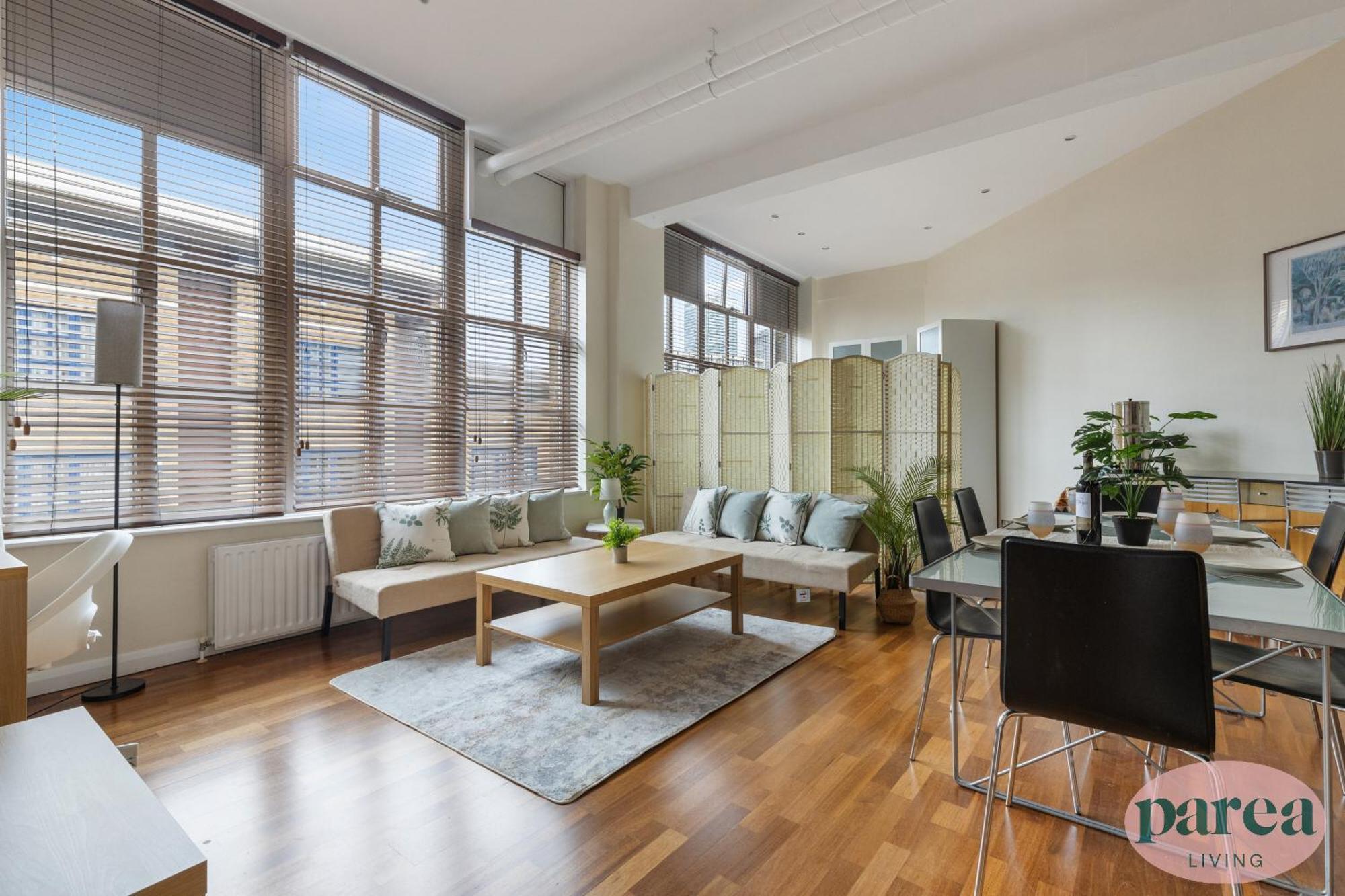 Apartment Parea Living - Spacious 3 Bed Flat, Canary Wharf Views With Parking London