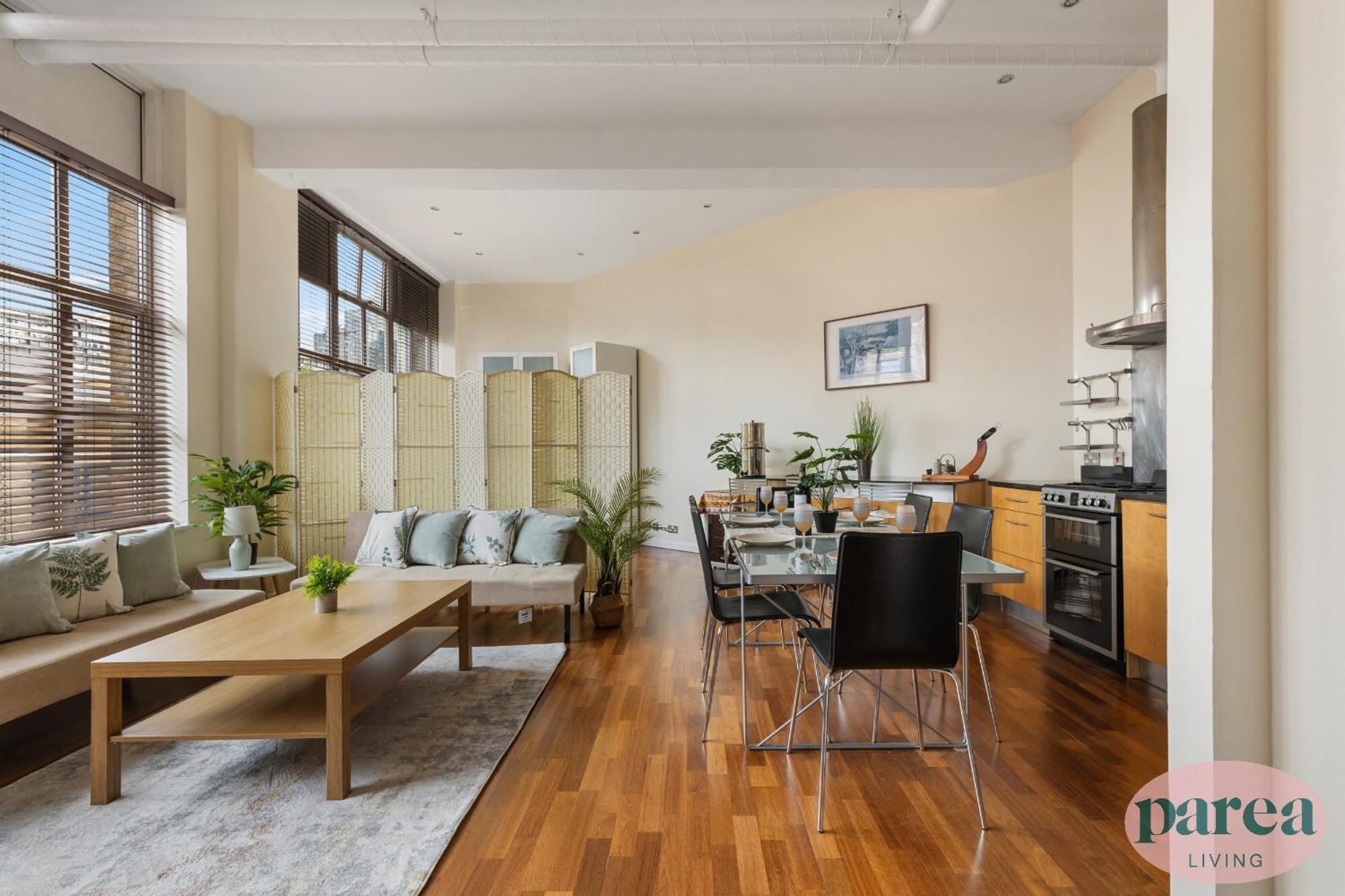 Apartment Parea Living - Spacious 3 Bed Flat, Canary Wharf Views With Parking London