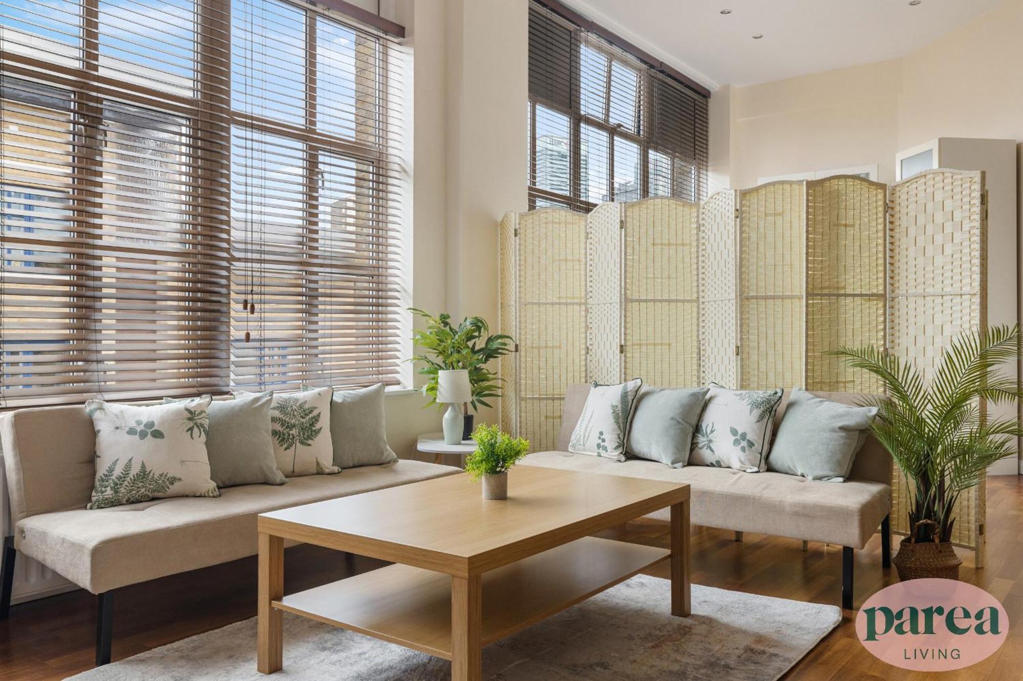 Apartment Parea Living - Spacious 3 Bed Flat, Canary Wharf Views With Parking London