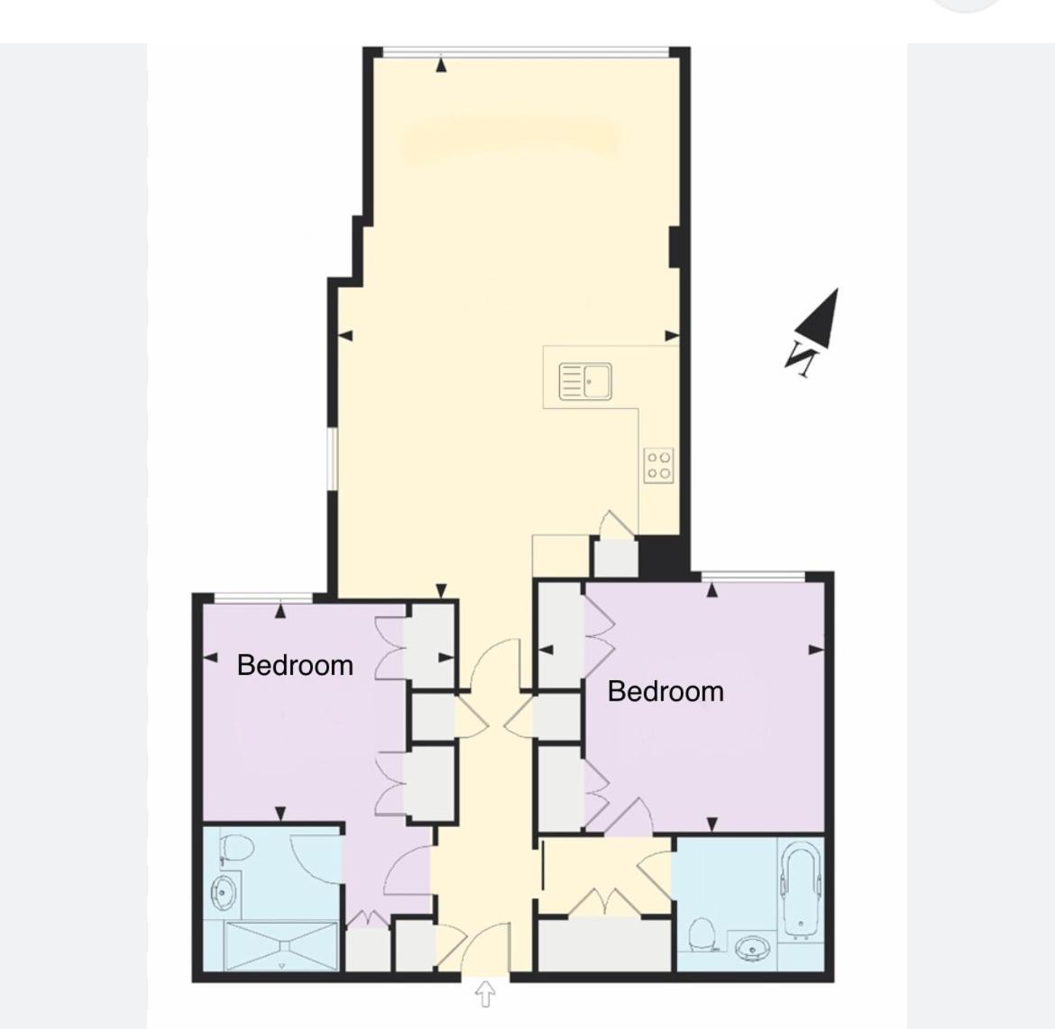 Apartment Avrora 2 Bedroom Luxury *