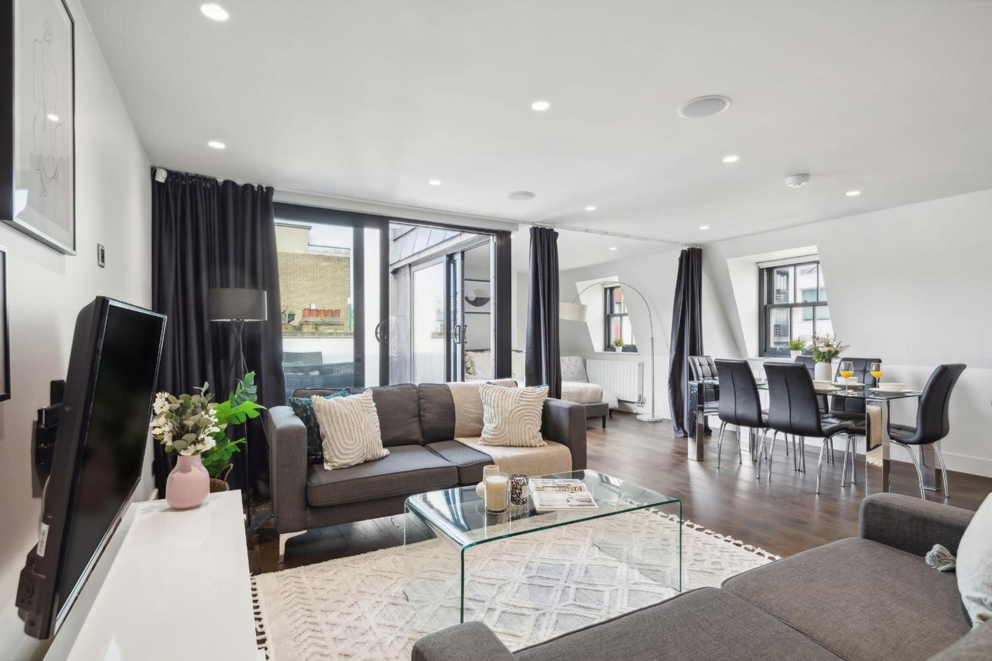 3br Penthouse With Terrace - Cityapartmentstay *