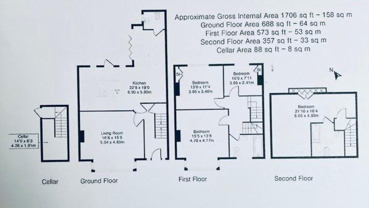 Chiswick 4 Bed Victorian Townhouse Minutes To Tube *