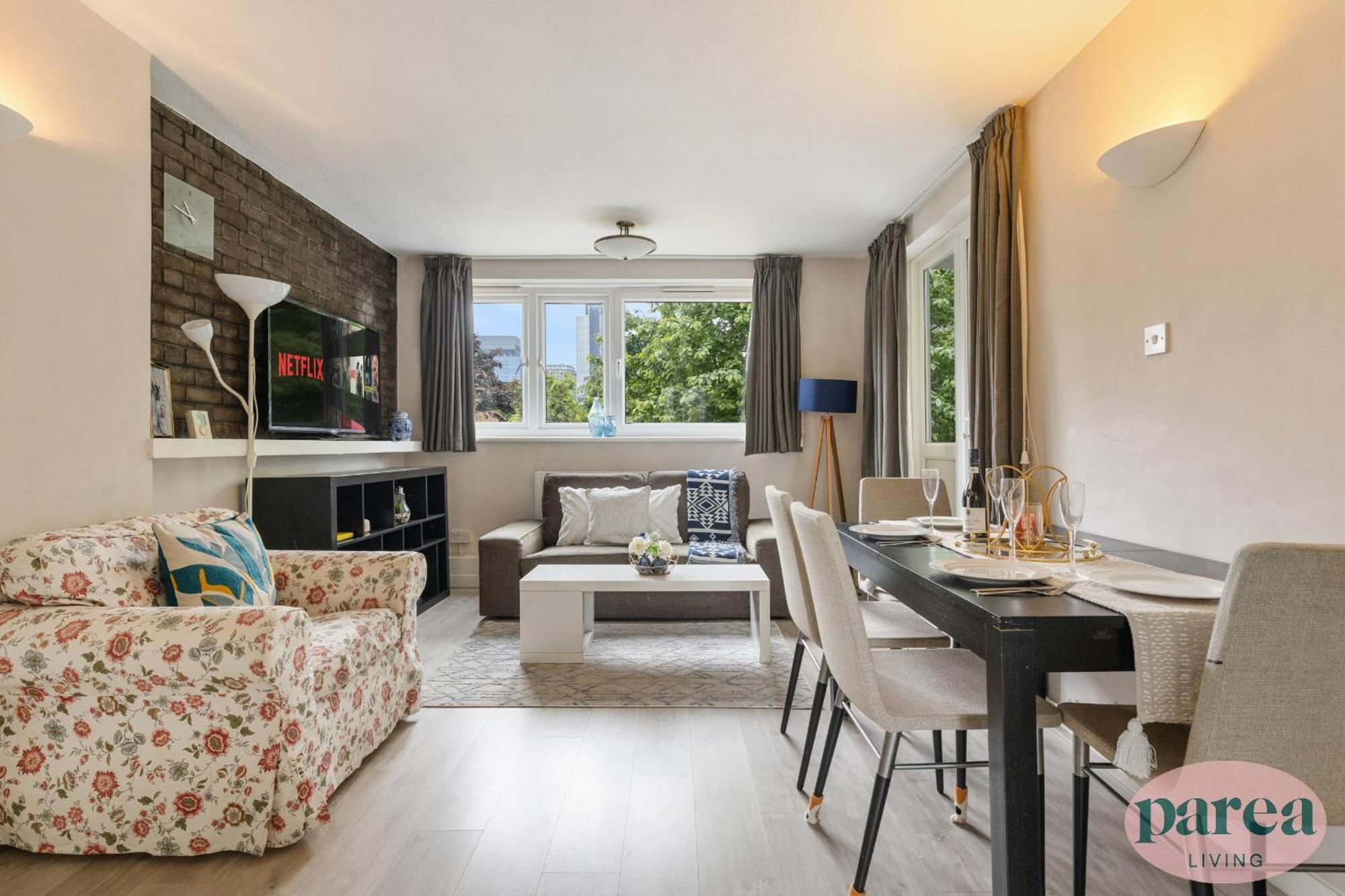 Apartment Parea Living - Cosy Flat With Skyline Views Beside Canary Wharf London