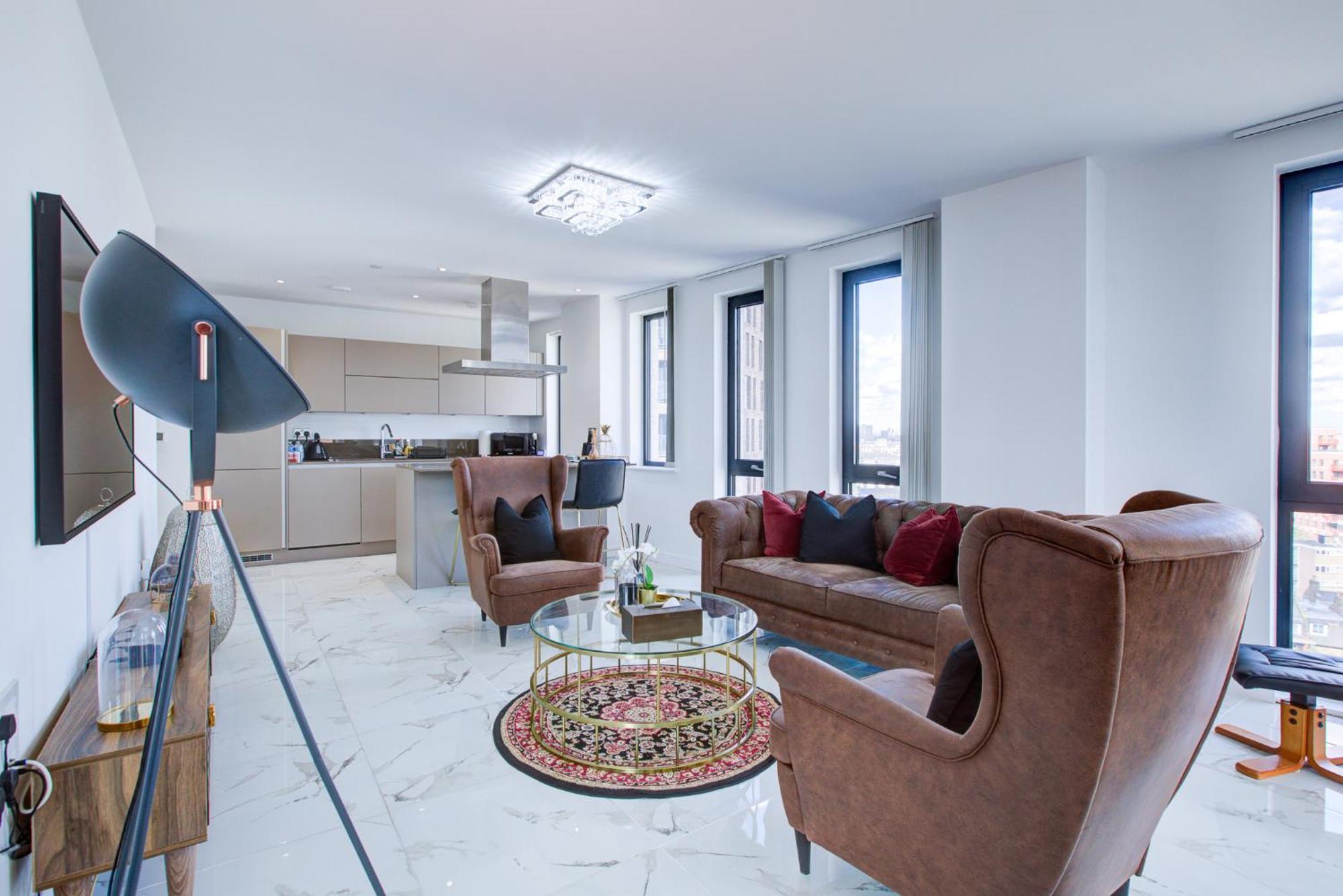 Canary Wharf 2 Bedroom Luxury Leilighet