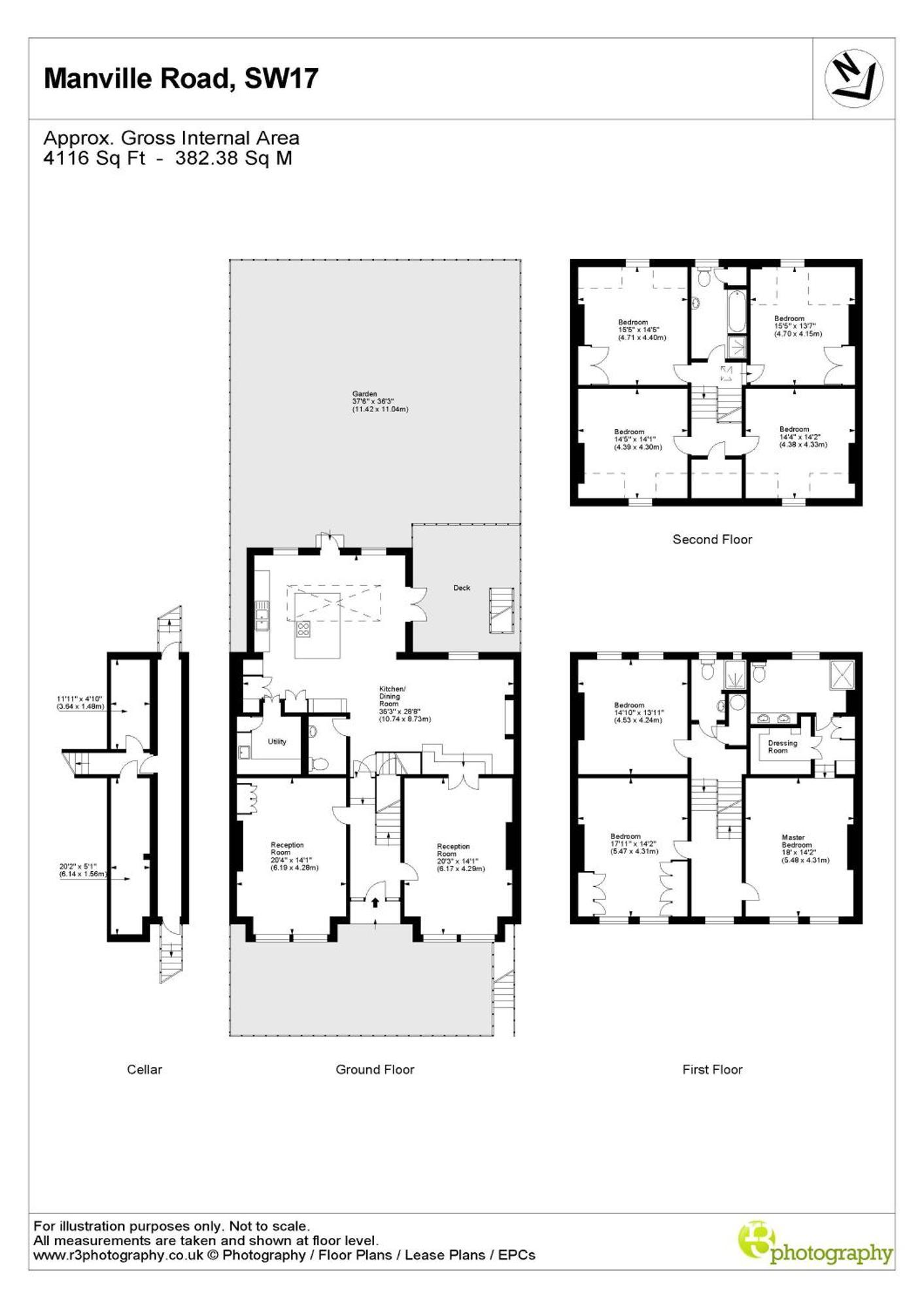 Heaver House - Stunning, Large 5br Nr Tube And Tooting Common Villa *