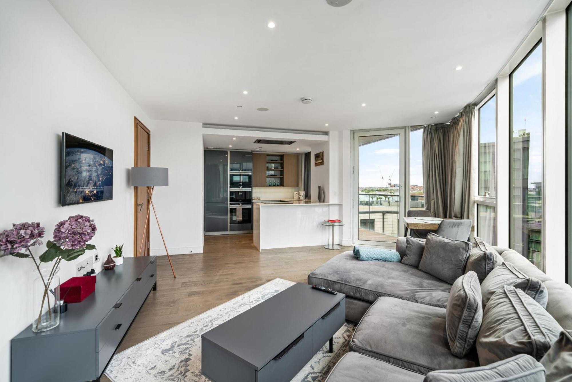Leilighet Battersea Luxurious Flat With Ac And Free Parking London
