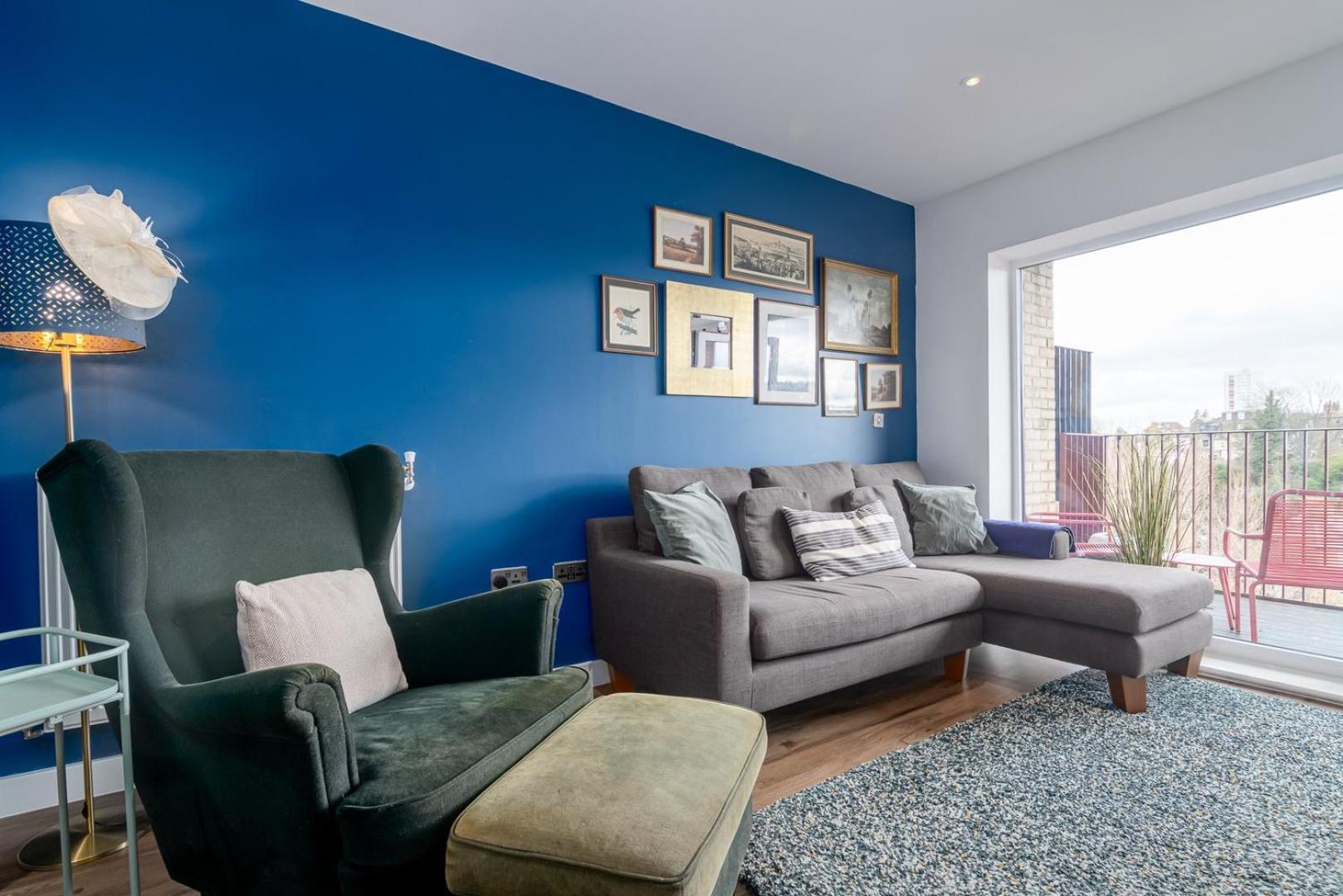 Appartement Guestready - Blue Essence Com Varanda Em Woolwich Londen