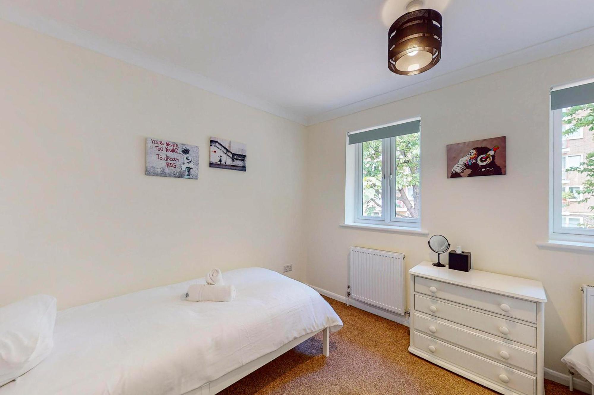Leilighet 2 Bed With Garden & Free Parking Near The Thames *