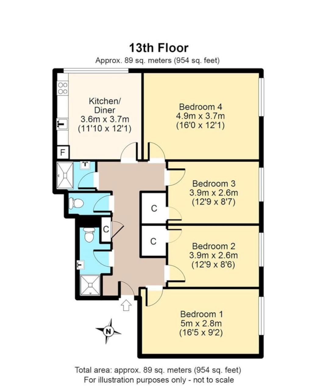 4-bed Flat With Stunning Views London