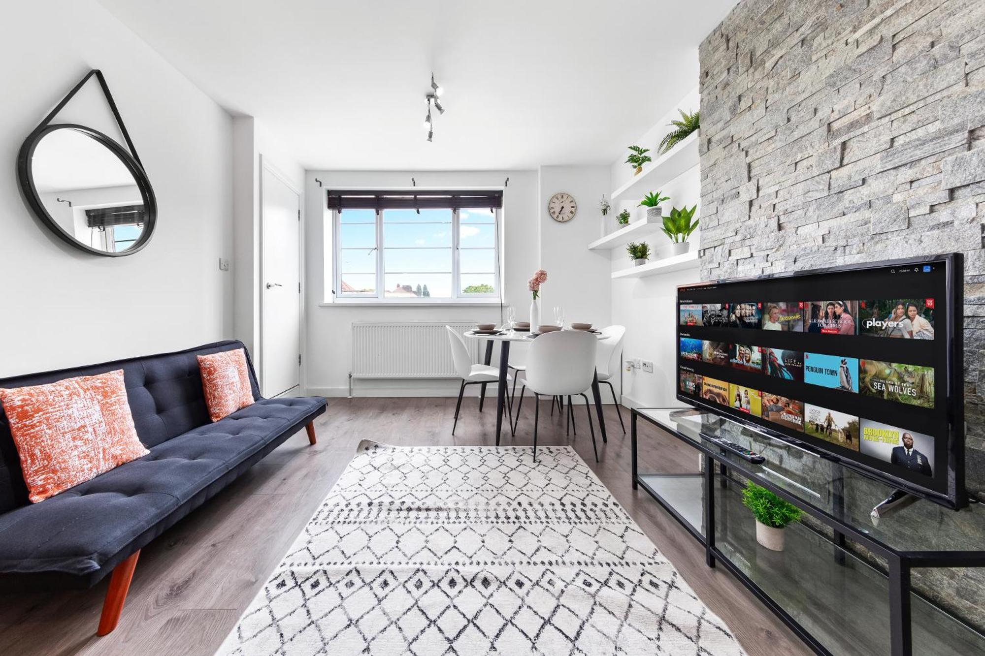 Two Bedroom Serviced - Nine Elms Luxury - Vauxhall & Westminster Leilighet *