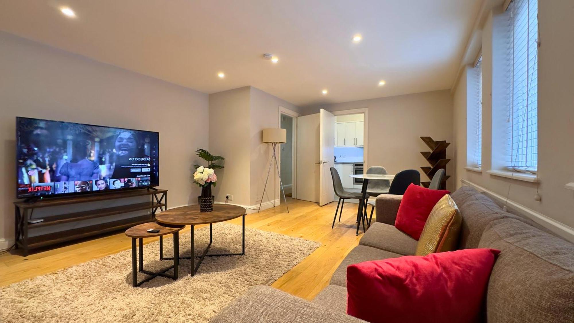 Leilighet Kensington 2Bed Stucco Bright Large High Ceilings - Luxurylondonstays *