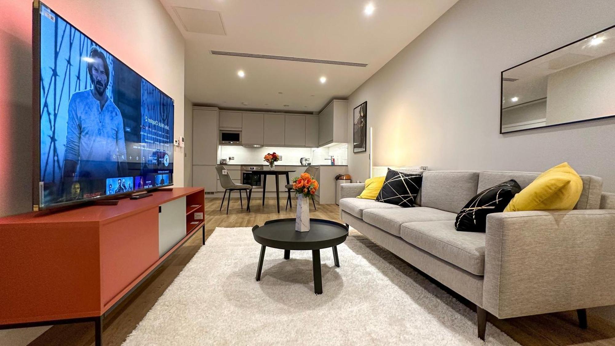 Duplex 3bed 3bath Modern Fast Wifi - Luxurylondonstays Leilighet *