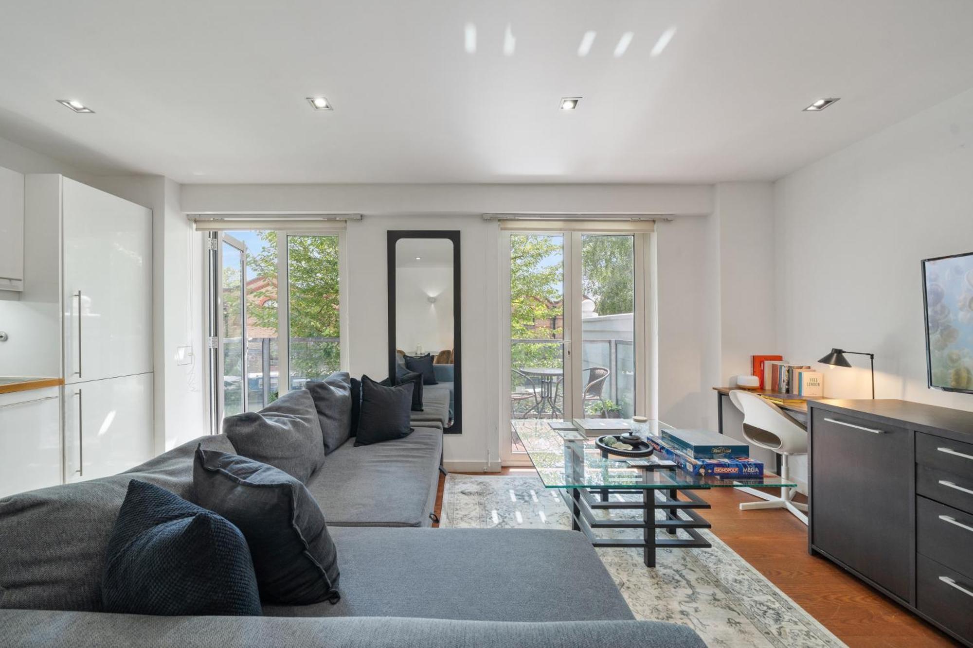 Leilighet Portobello Dock - 1st Floor Canal View *