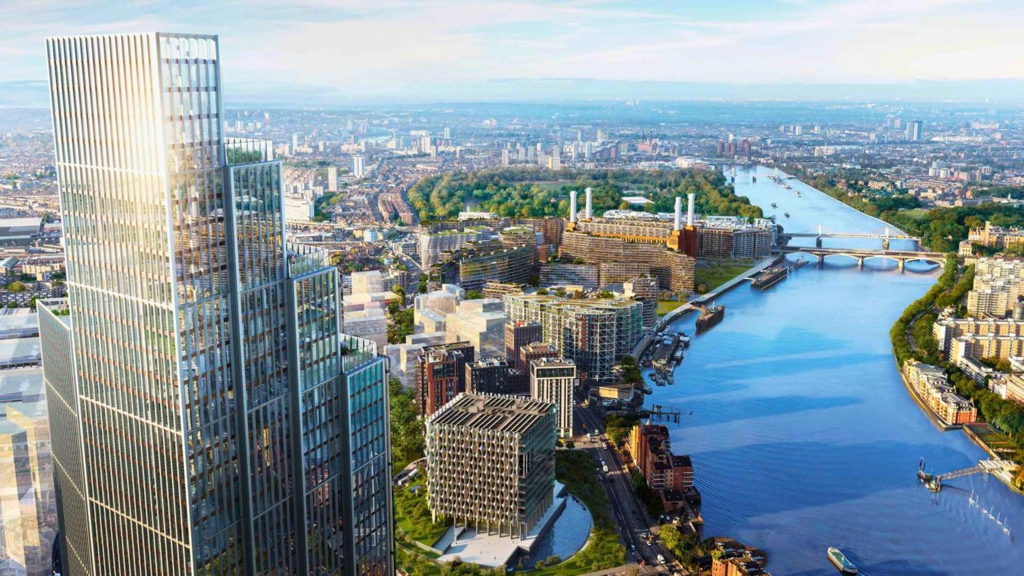 Us Embassy Nine Elms Modern 1000mb Ultra Fast Wifi Appartement Londen