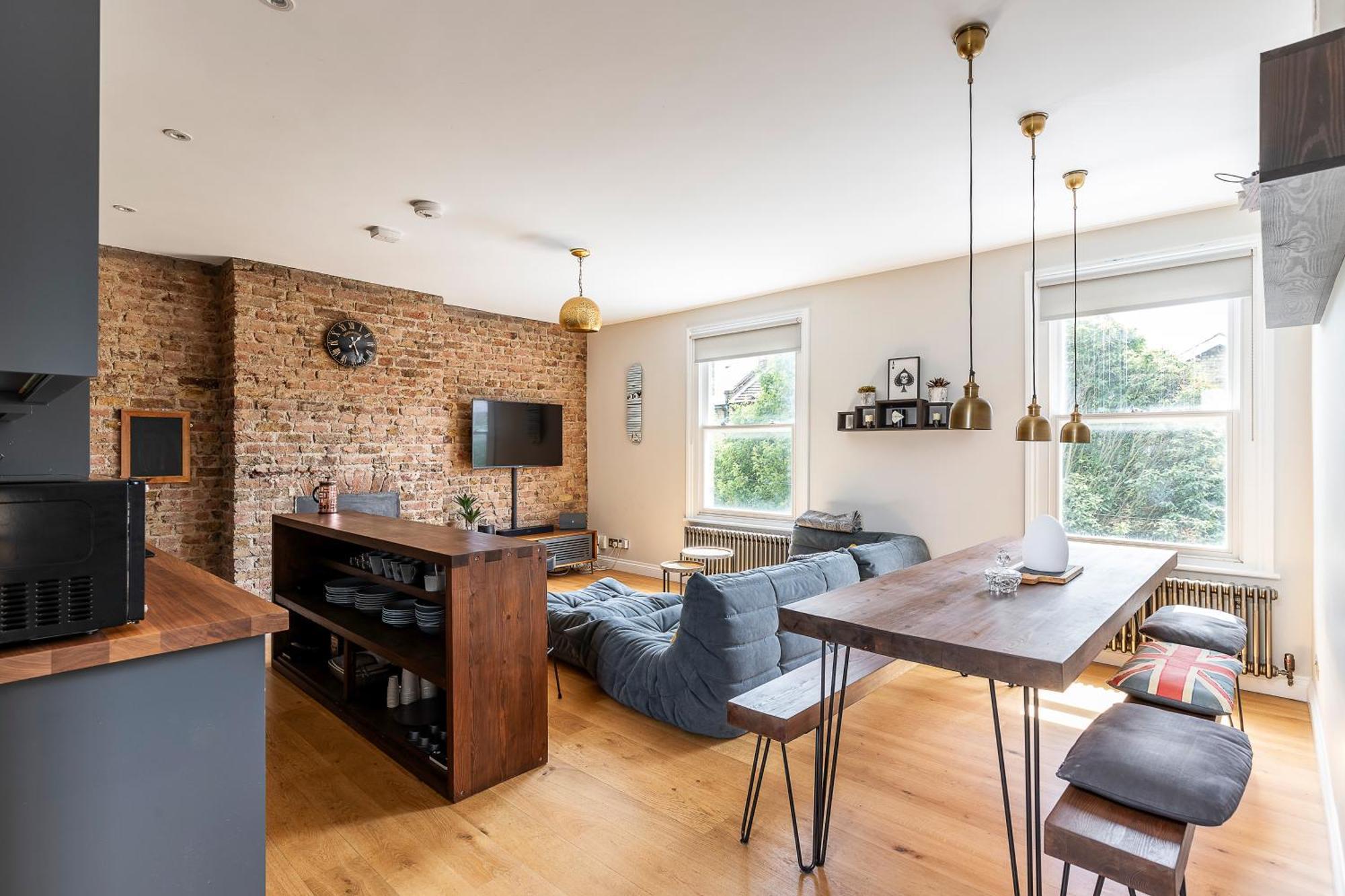 Rustic And Contemporary Haven In Brixton Leilighet *