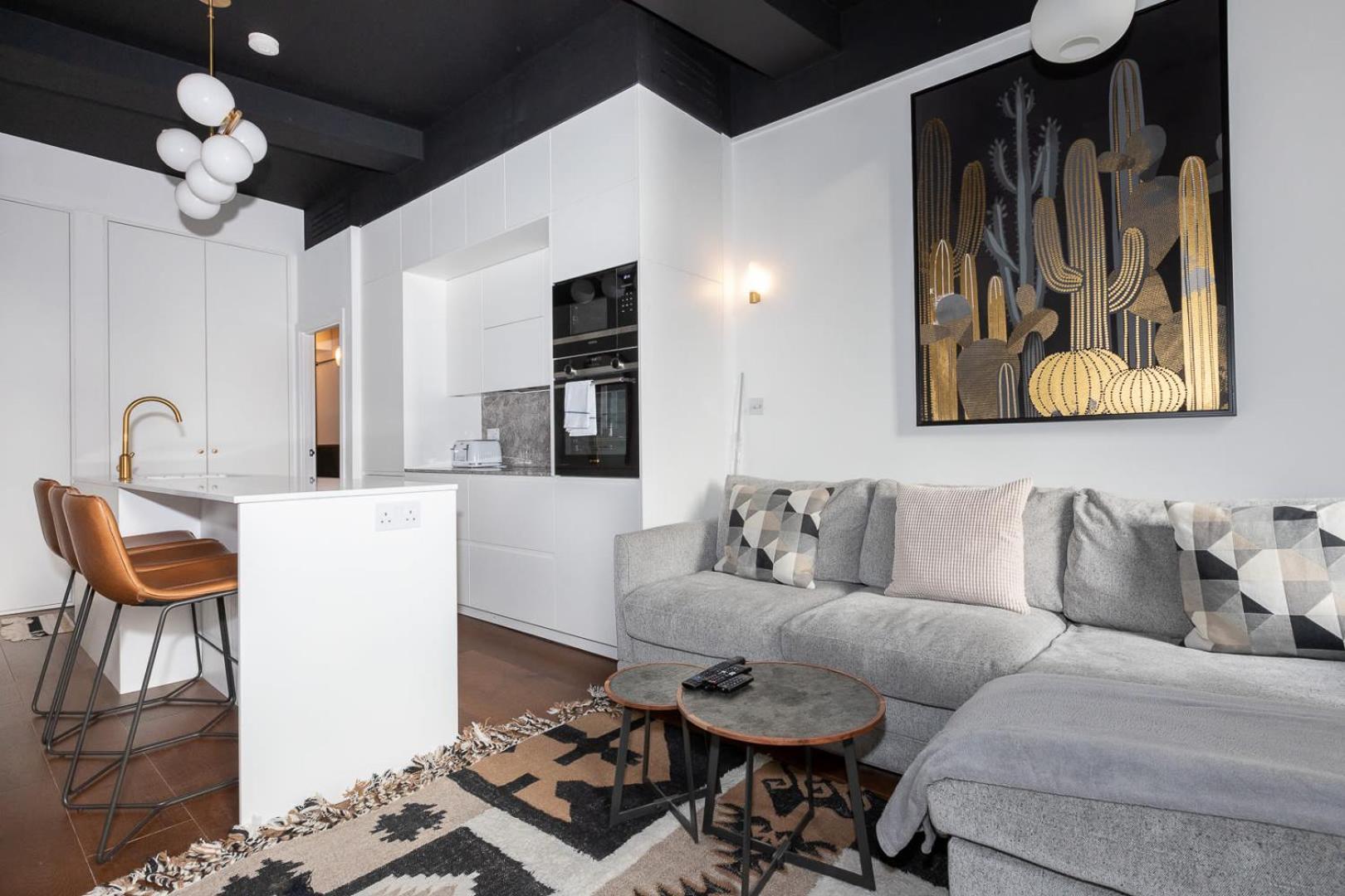 Two Adjacent Luxurious 1 Bed Leilighet *
