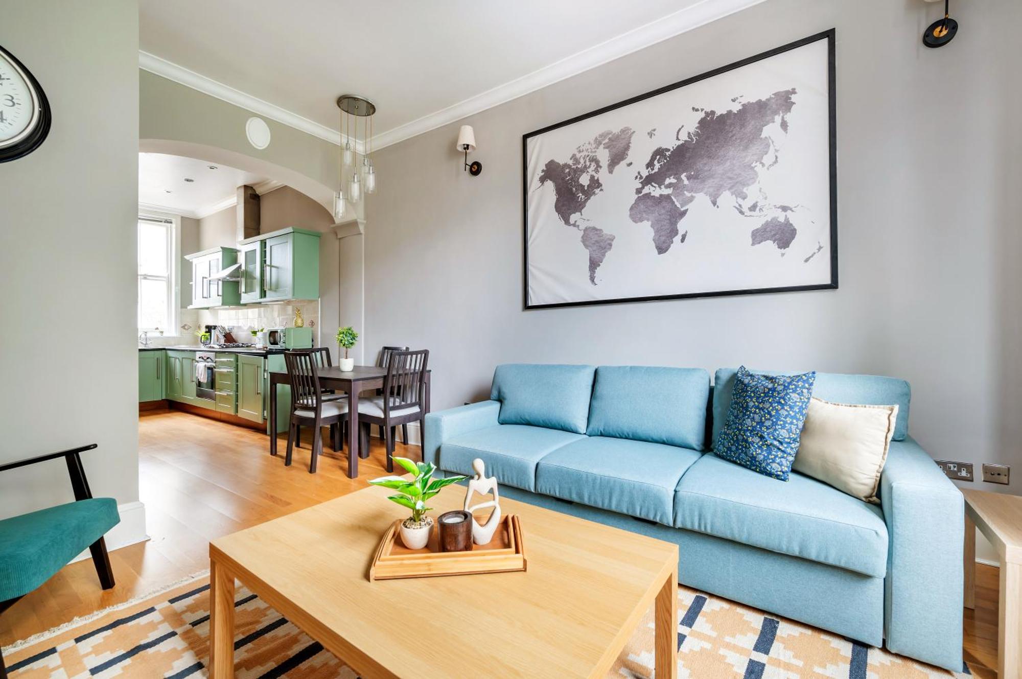 Large 1 Bedroom In Center Of 2 Apartamento Londres