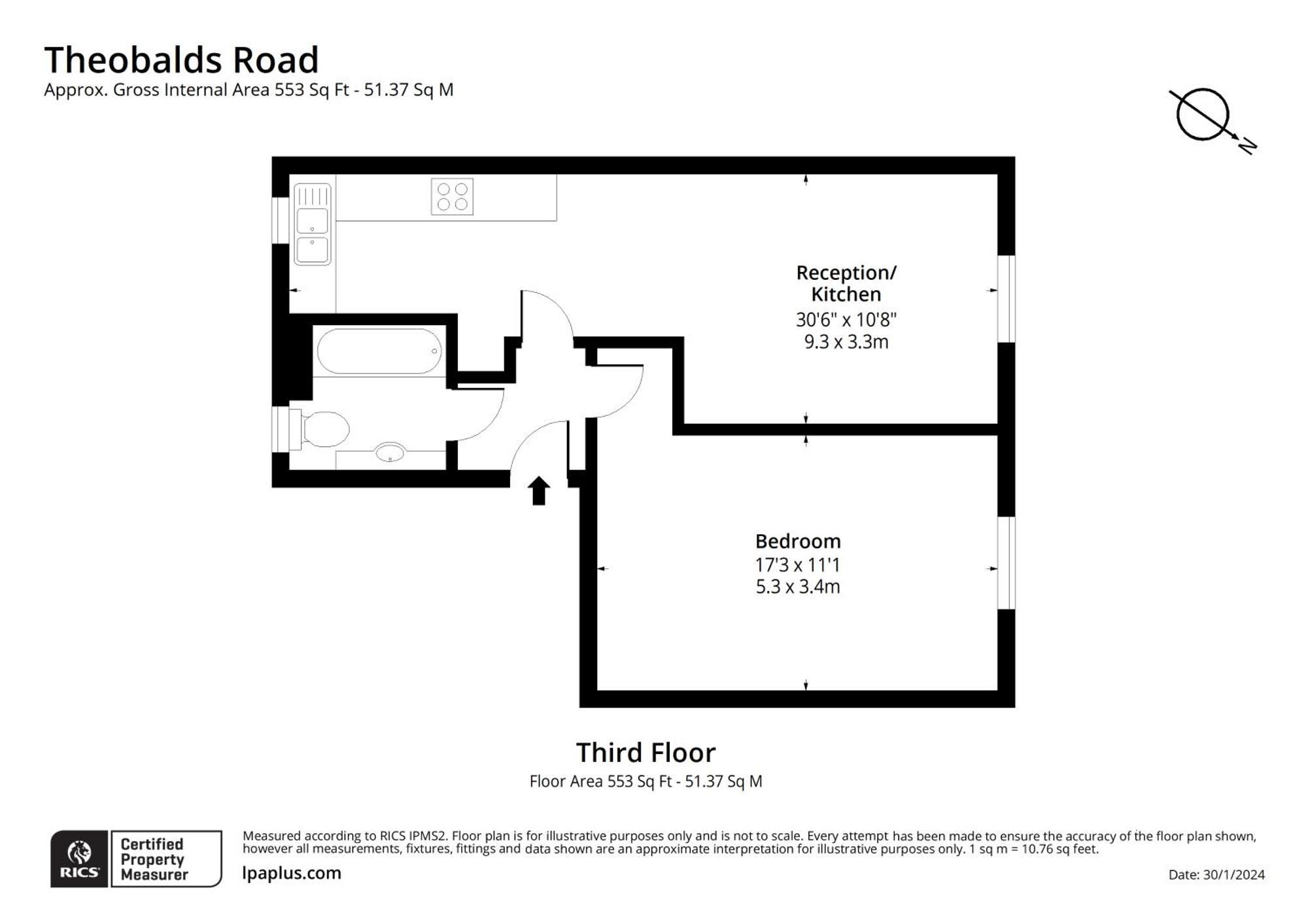 Large 1 Bedroom In Center Of 2 Londres