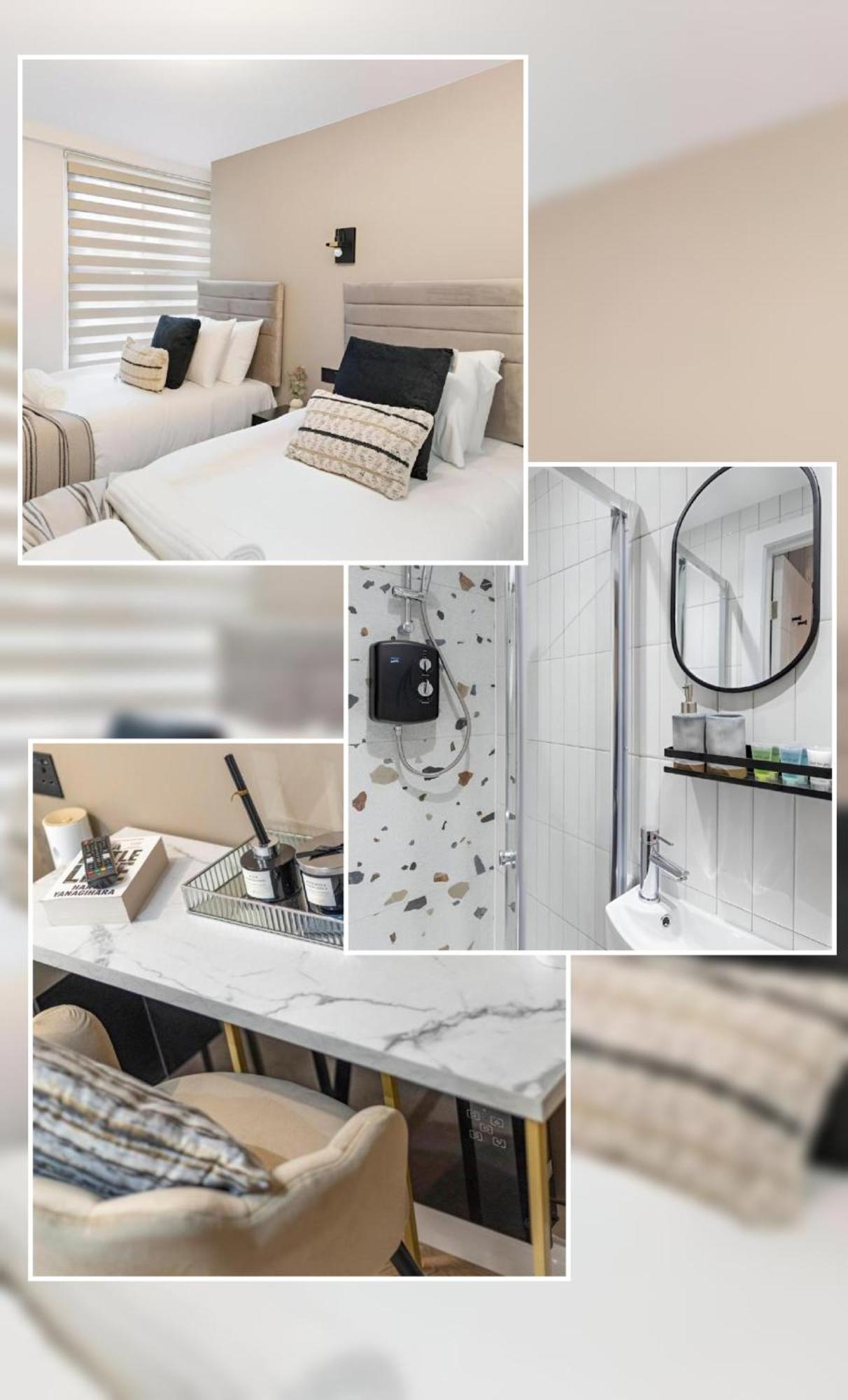 Urban Duo Escape: Trendy With Twin Beds Leilighet *
