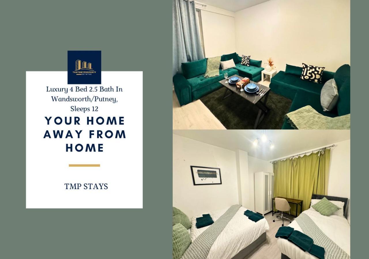 Apartment Luxe Sleeps 14 - Wandsworth & Putney Bridge - 4 Bedrooms London
