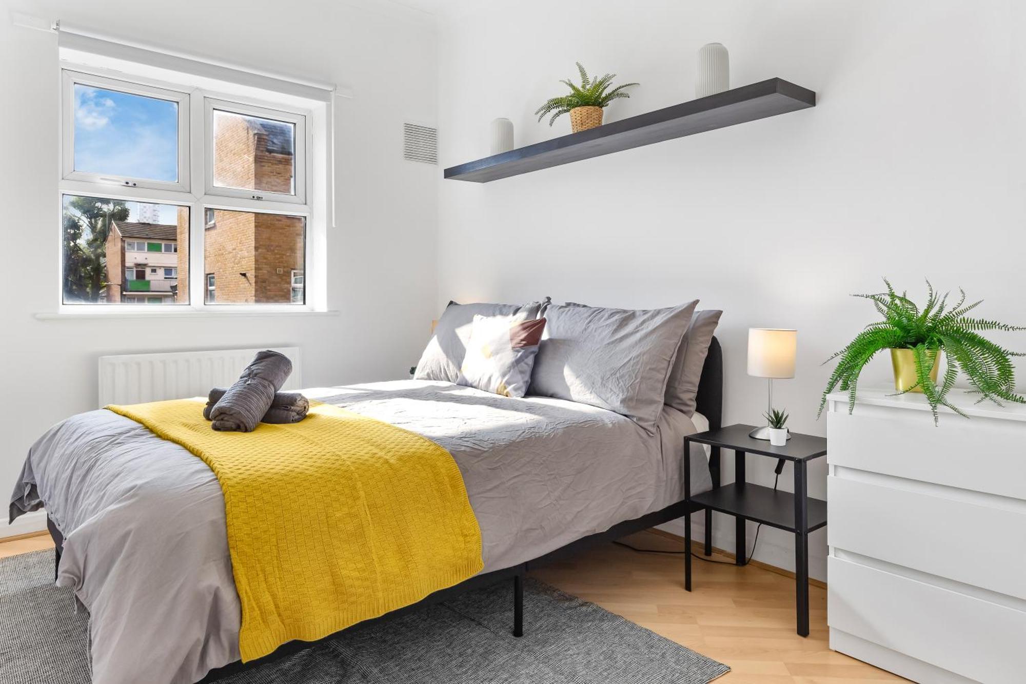 Cozylease 3br In Canary Wharf,garden,gym,workspace