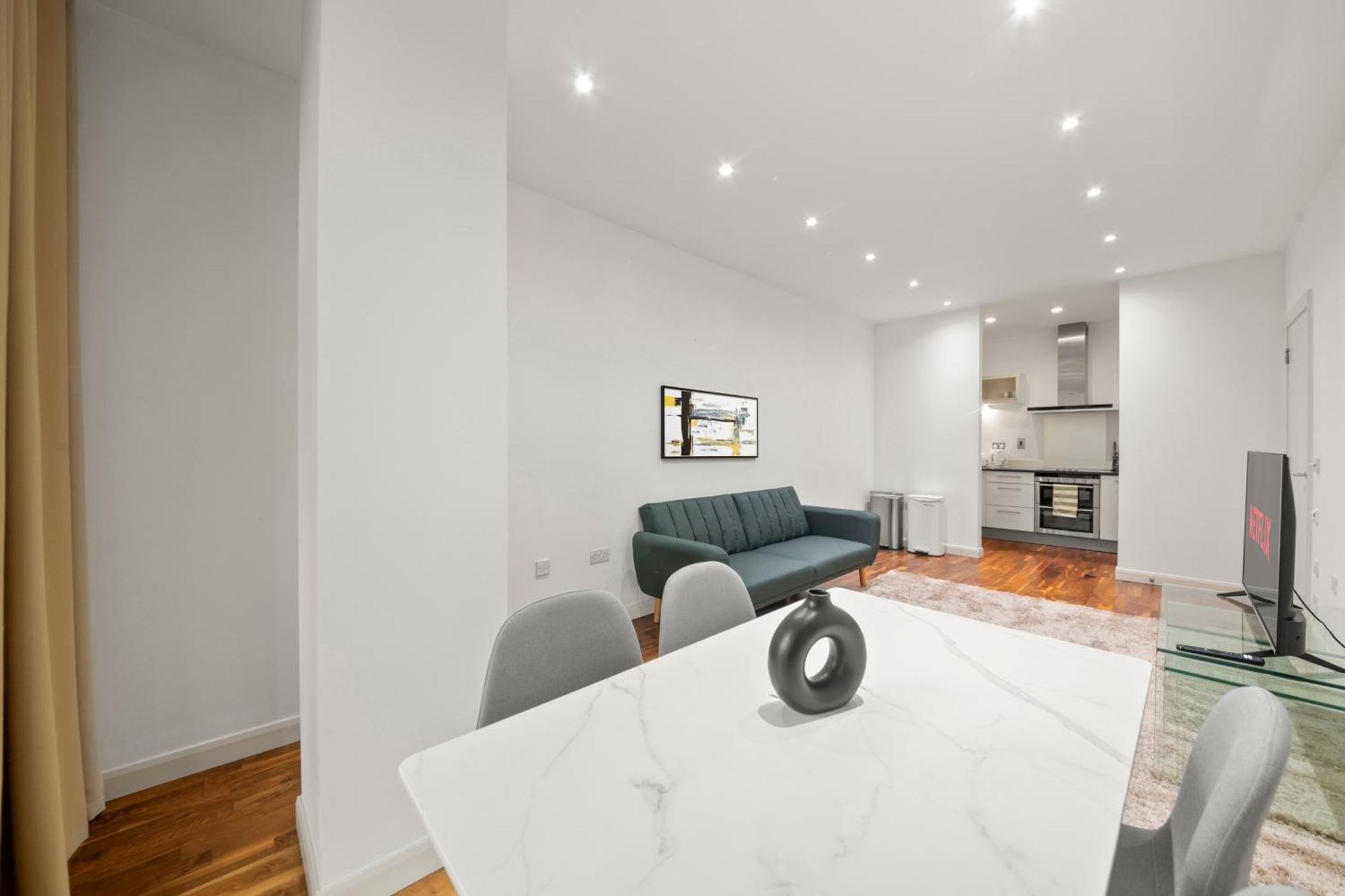 Appartement Londwell, Canary Wharf River Thames Balcony Penthouse Londen