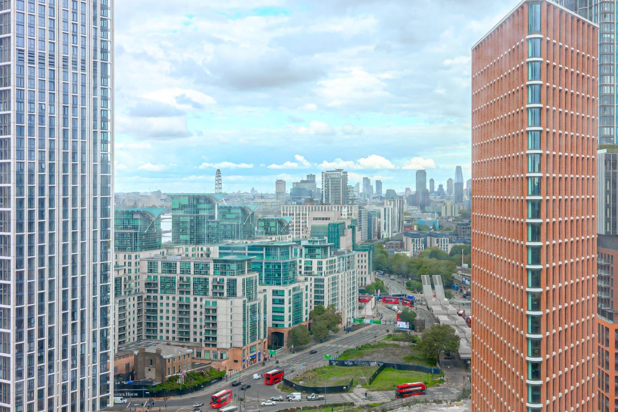 Apartment Bright 2br High Floor Flat, Nine Elms, 3min Tube