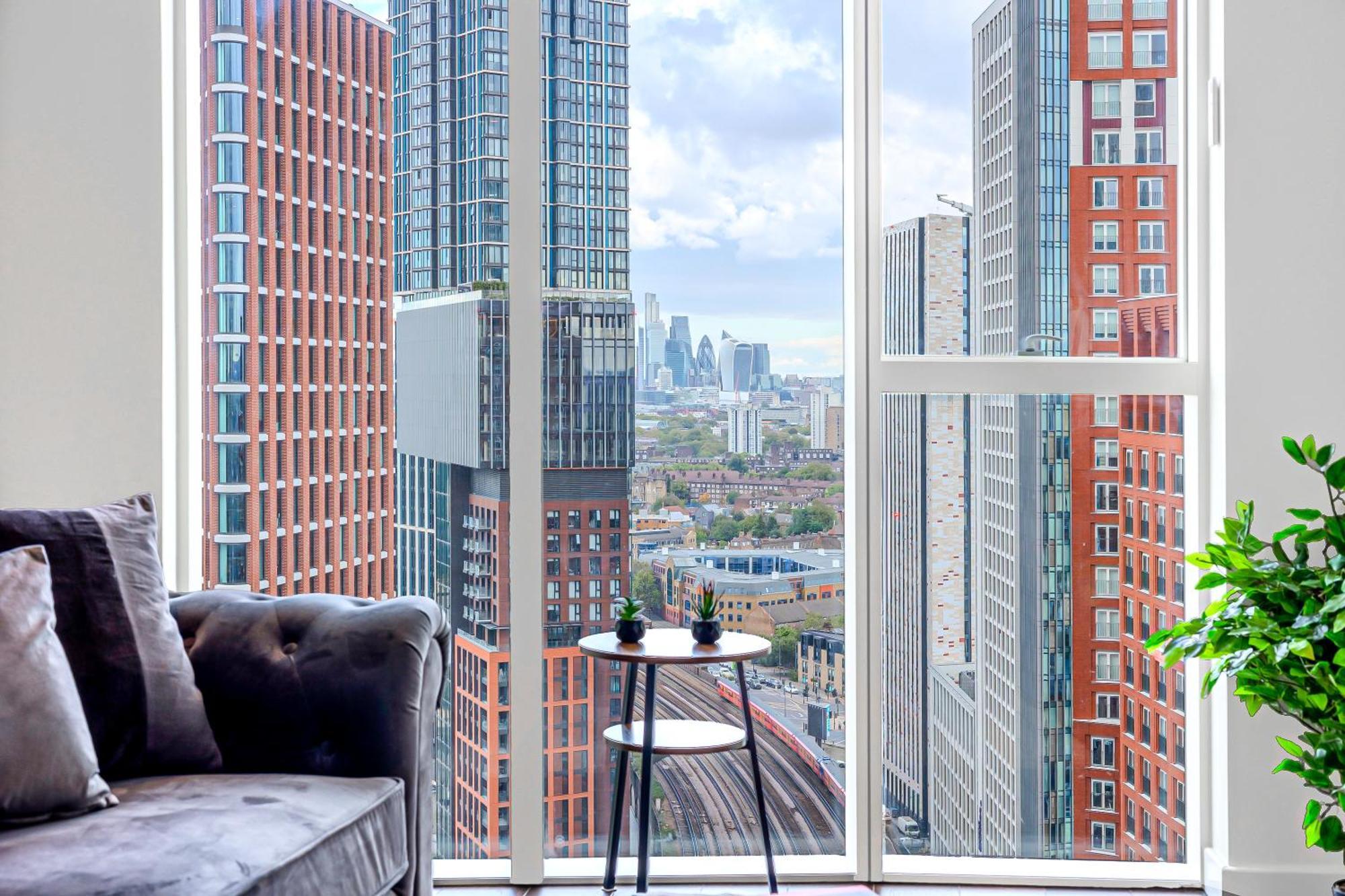 Apartment Bright 2br High Floor Flat, Nine Elms, 3min Tube