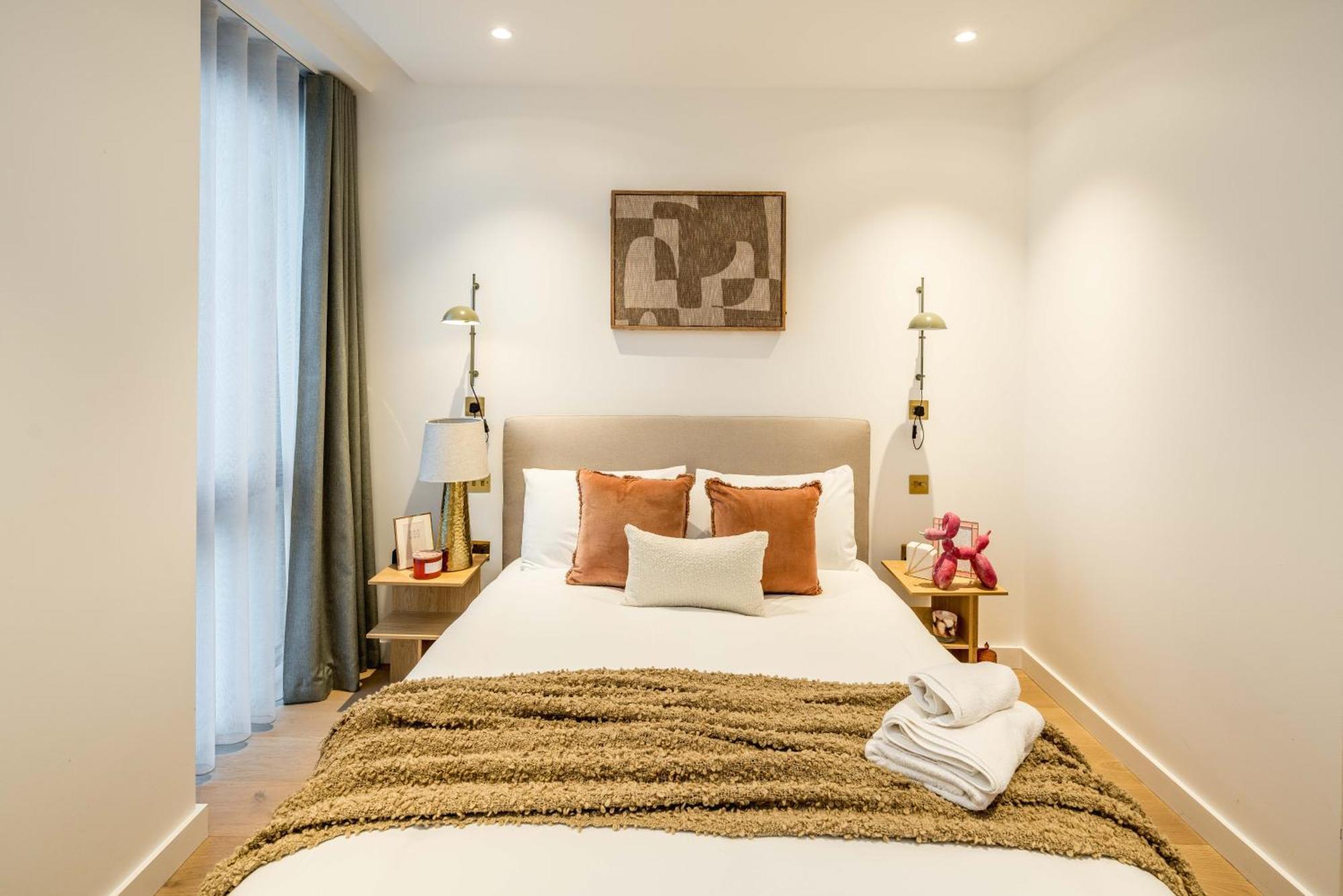 Kings Cross-luxury-sunset City View-gym-office Place-elevator Londres
