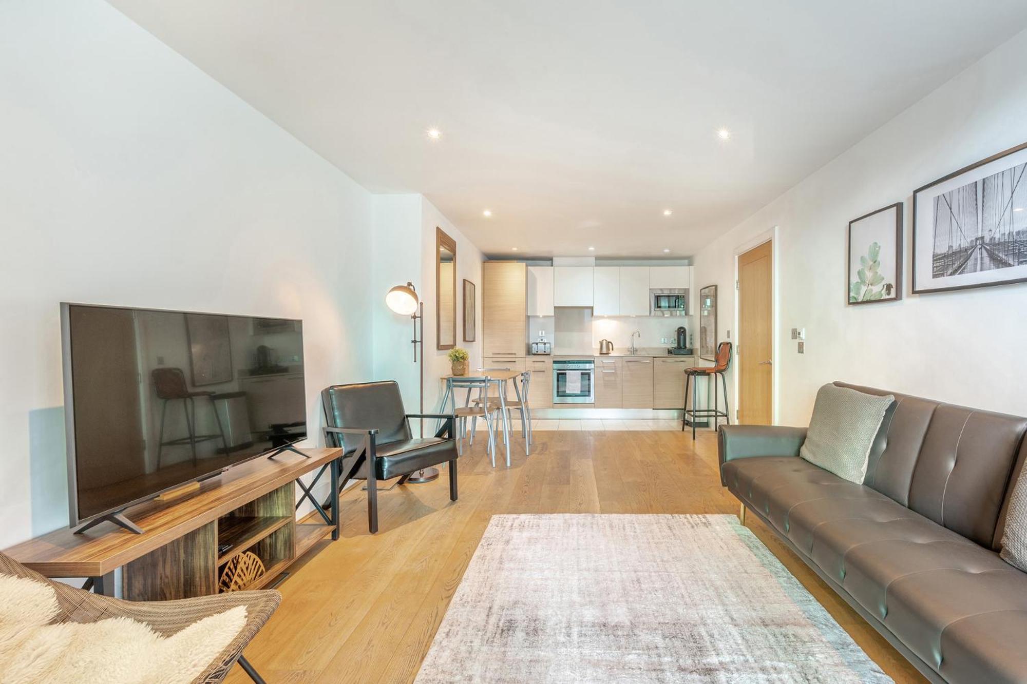 Apartamento Riverside Balcony Apartments, 10 Minutes From Oxford Circus