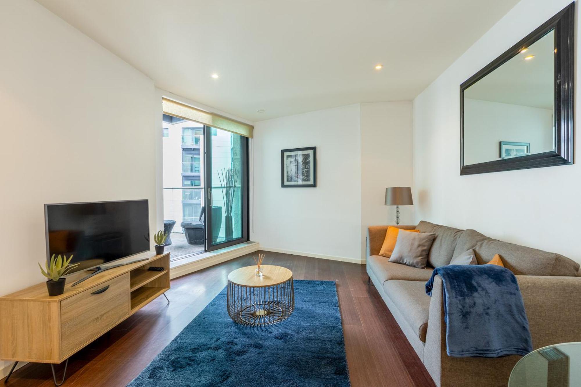 Apartment Luxury 1 Bedroom Canary Wharf Couples & Work-friendly