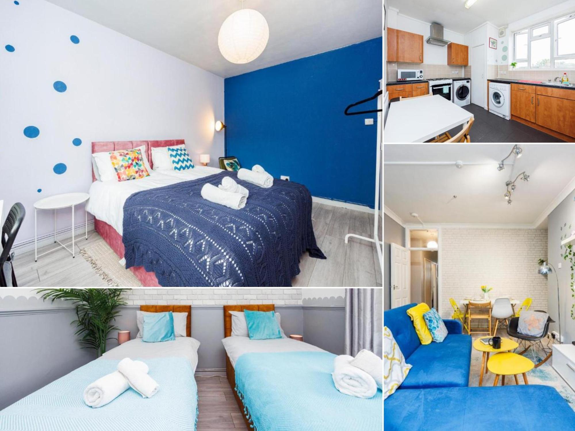 Appartement Spacious 2-bedroom With Terrace, Garden Views & Free Wifi Near Olympic Stadium Londen