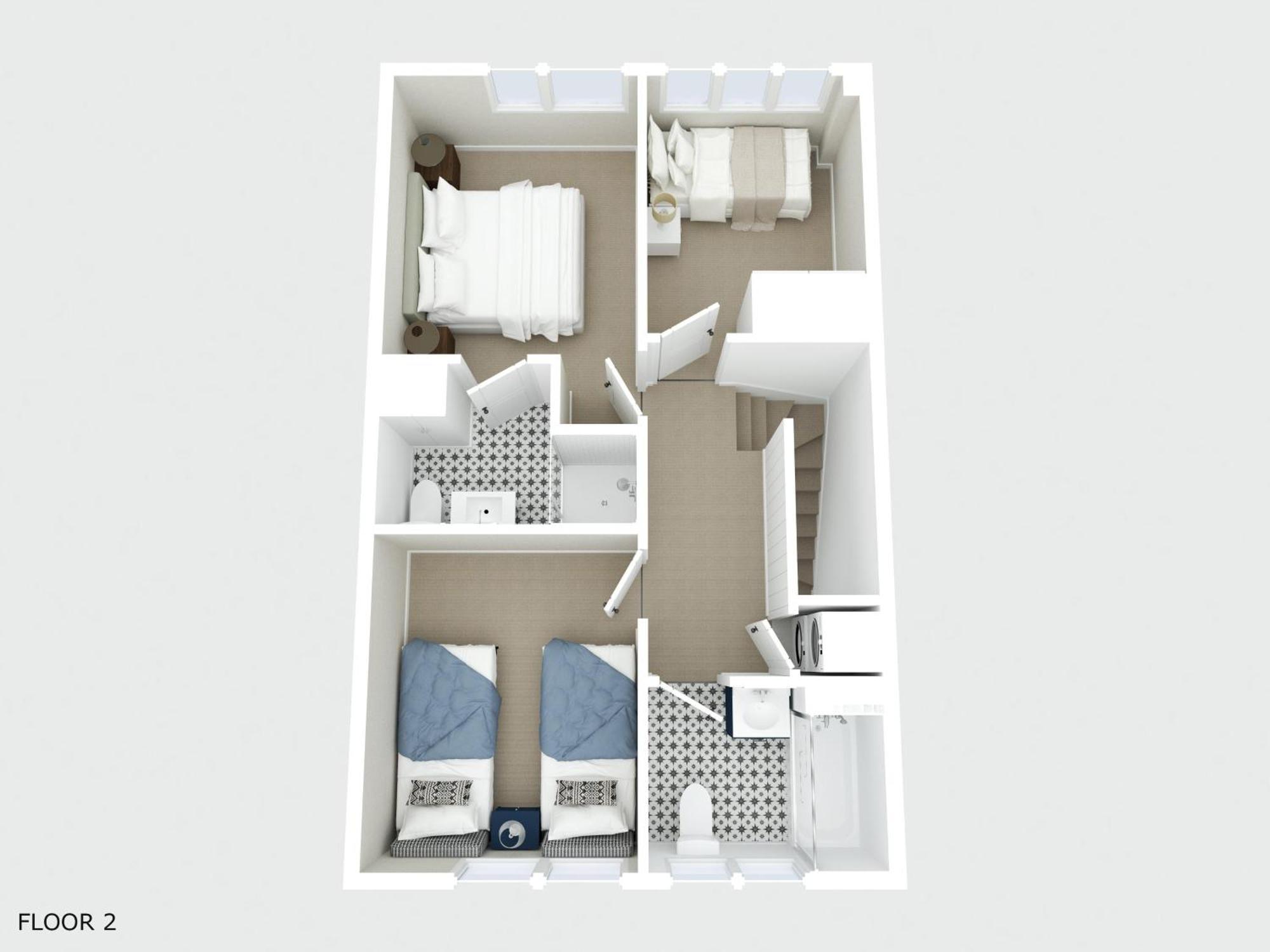 Apartment Battersea Set - 3 Bedroom With Garden