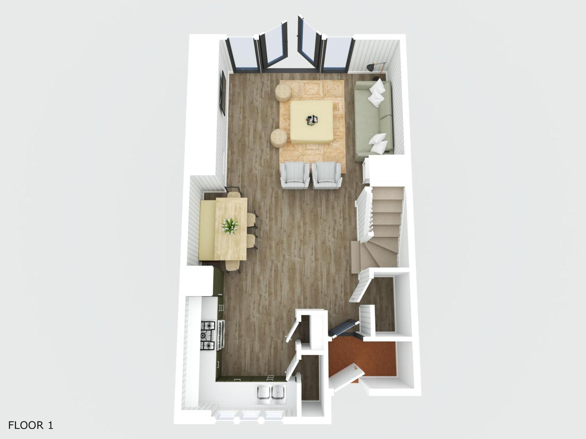 Apartment Battersea Set - 3 Bedroom With Garden *