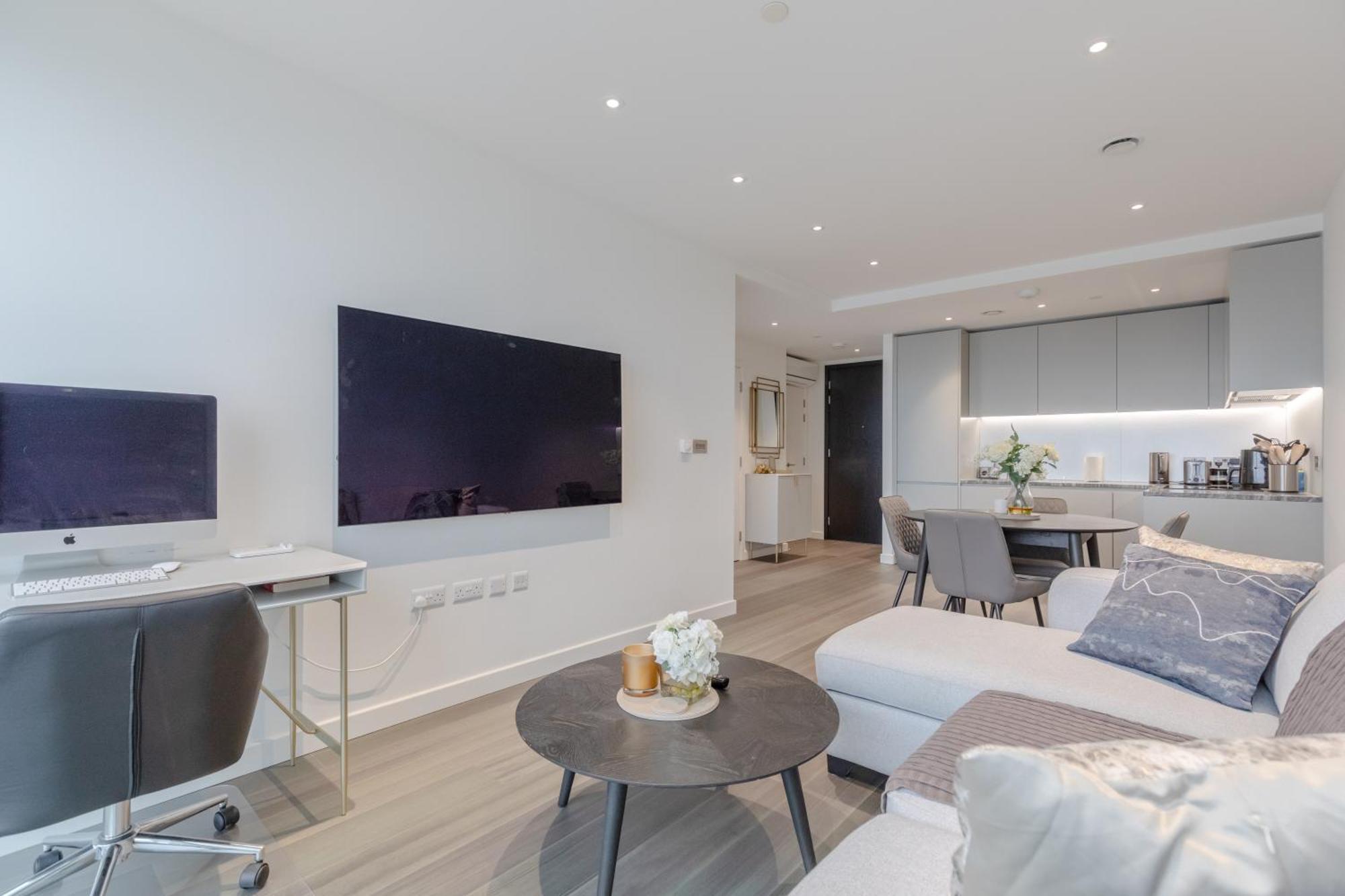 Ravishing 1bd Flat - 2 Minute Walk From The O2! Londen
