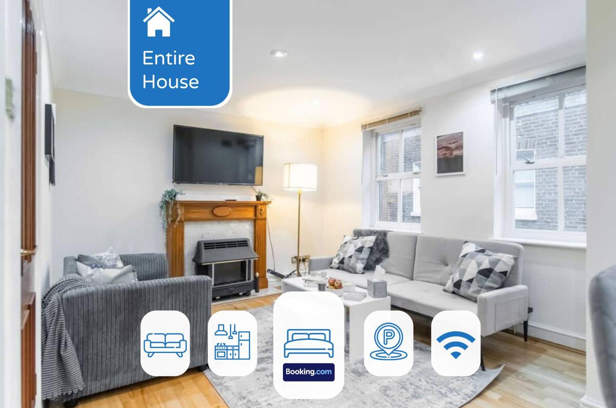 Chic 3-bed Mews Townhouse St John's Wood With Free Wifi Feriehus London