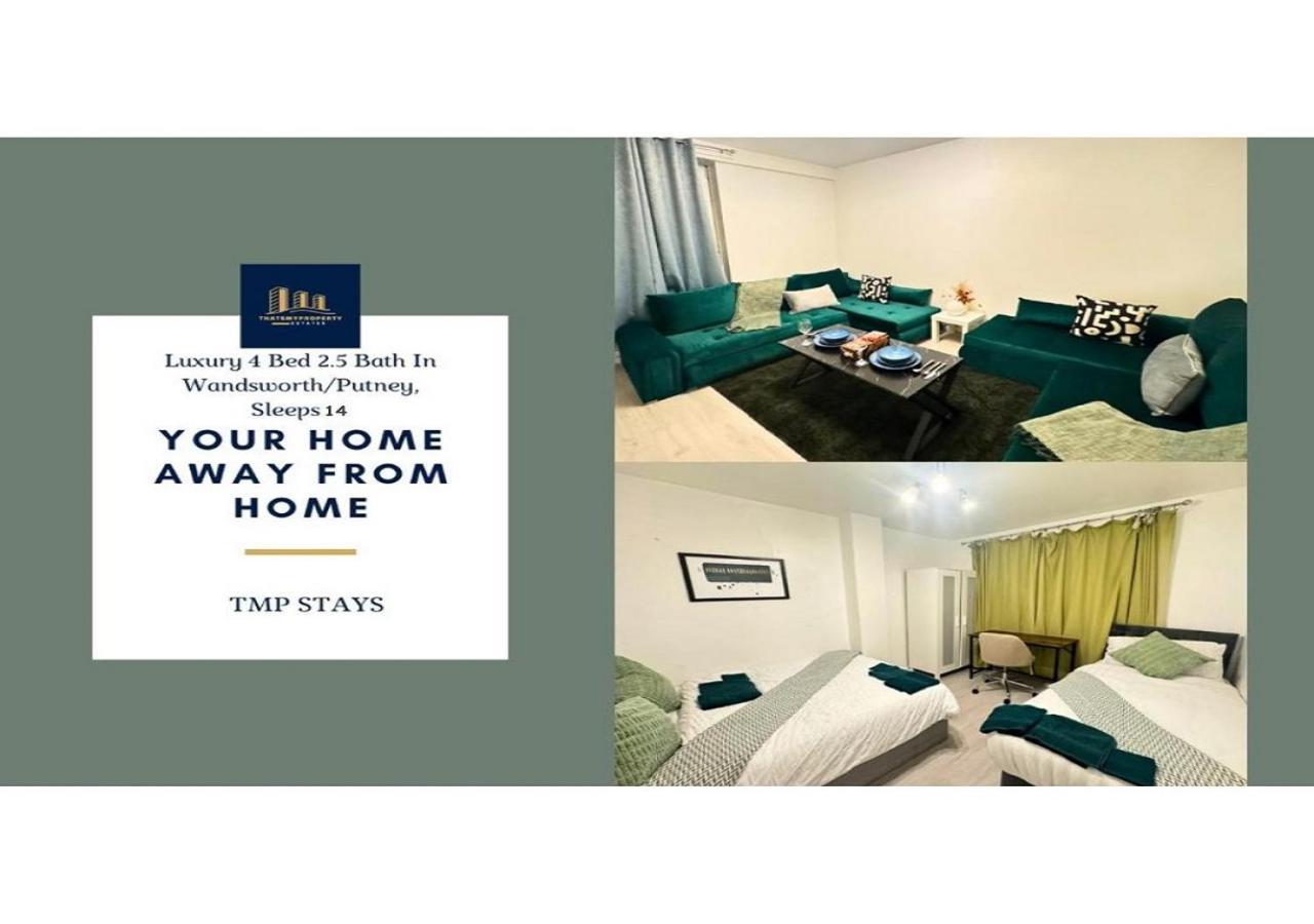 Luxe Sleeps 14 - Wandsworth & Putney Bridge - 4 Bedrooms * London