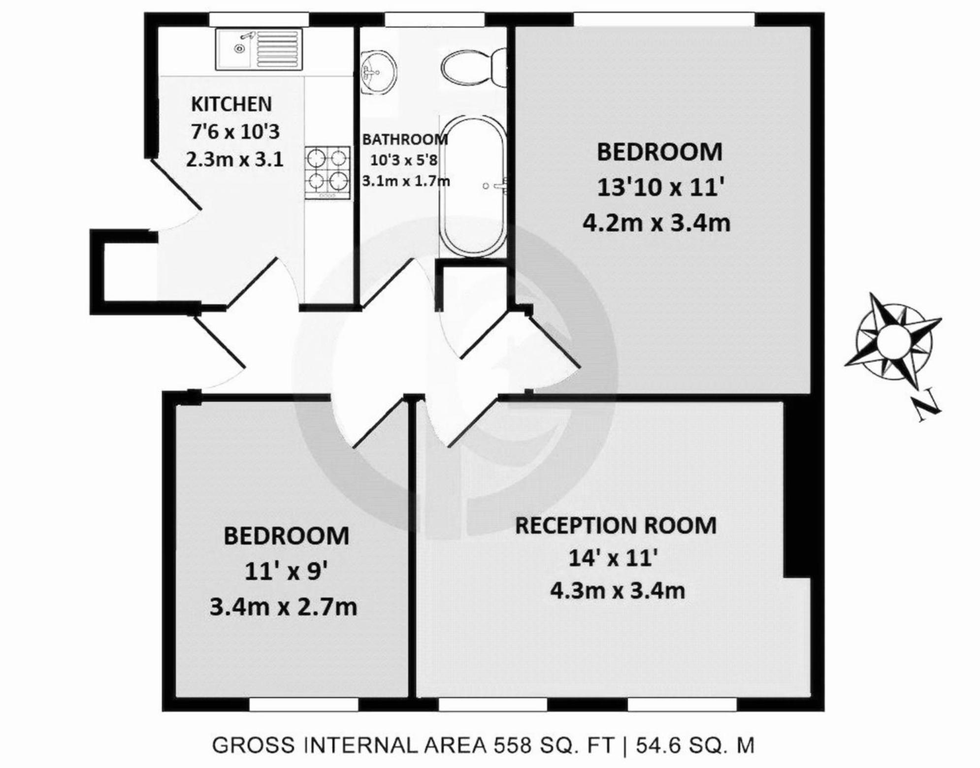Leilighet Staylondon - Sleeps 6 With Free Parking - Tourist, Concerts & Matches