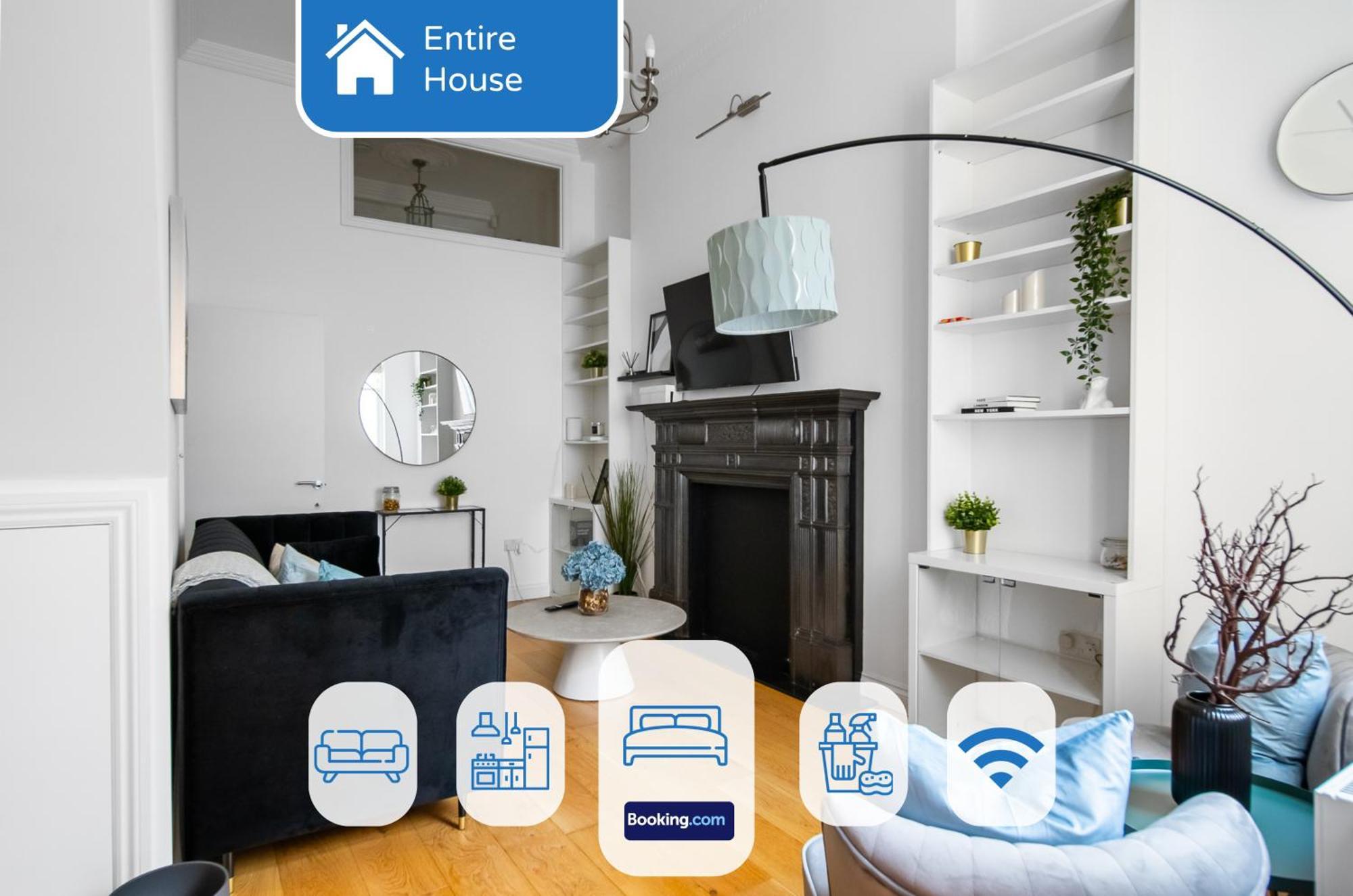 4br 2ba House By Livestay Short Lets & Serviced Near Oxford Circus With 2 Private Patios Ferienhaus